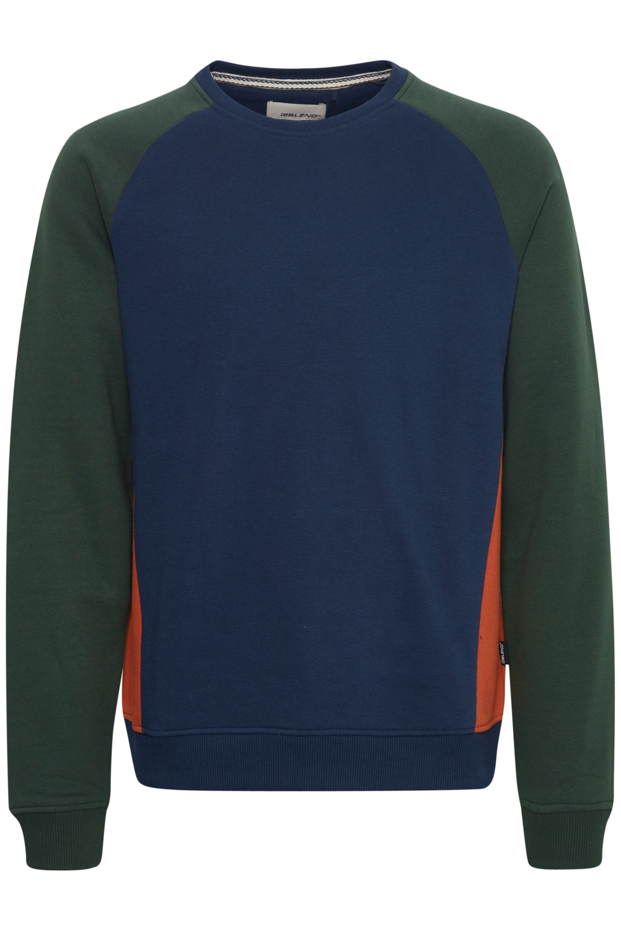 Blend Longpullover "BHSweatshirt" Klassischer Sweatpullover mit Rundhalsaus günstig online kaufen