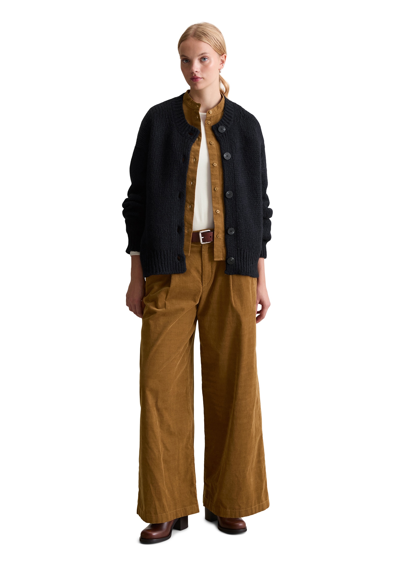 Marc O'Polo DENIM Cardigan »aus kuscheligem Schurwolle-Alpaka-Mix«