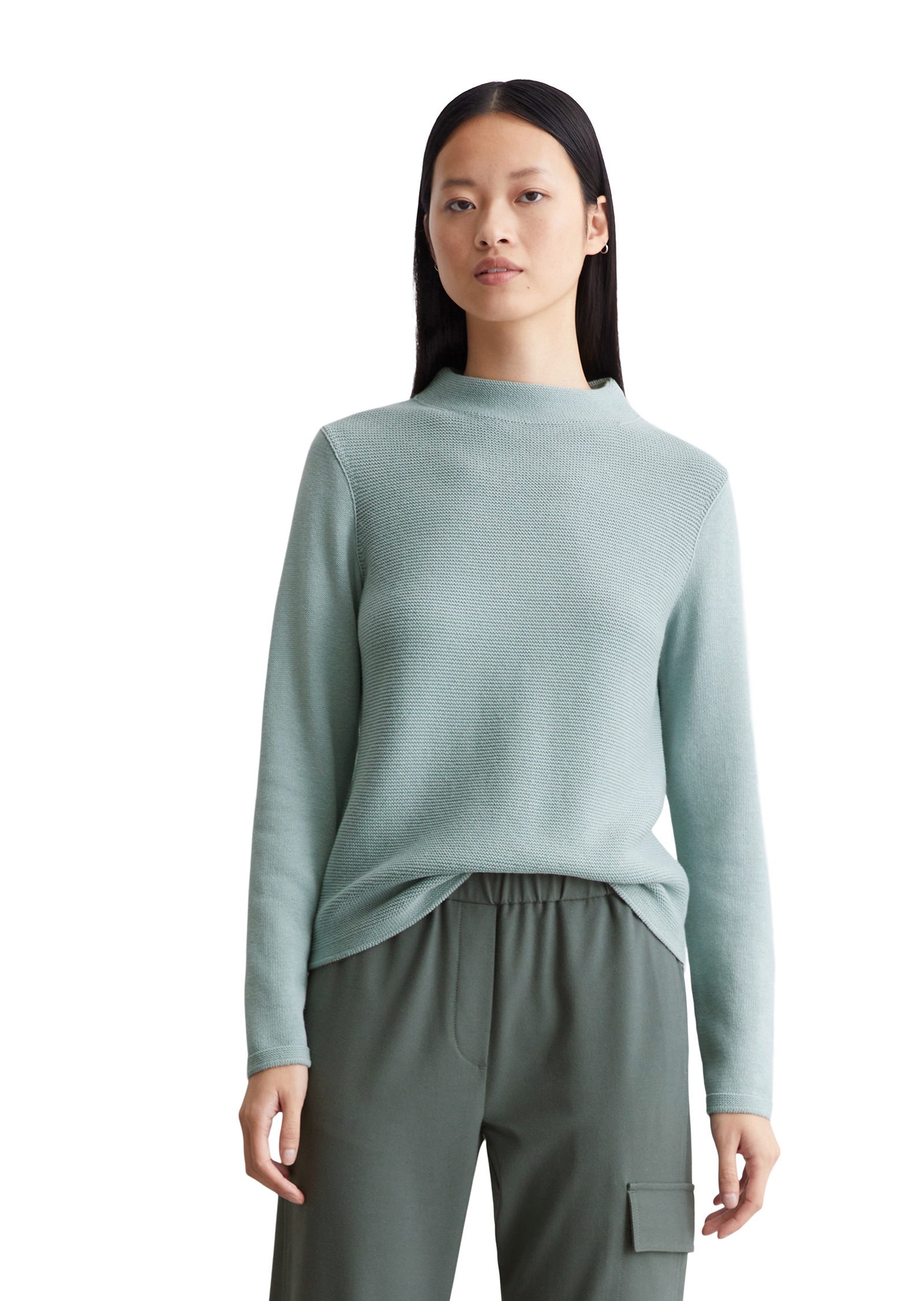 Marc O'Polo Stehkragenpullover »aus Organic Cotton«