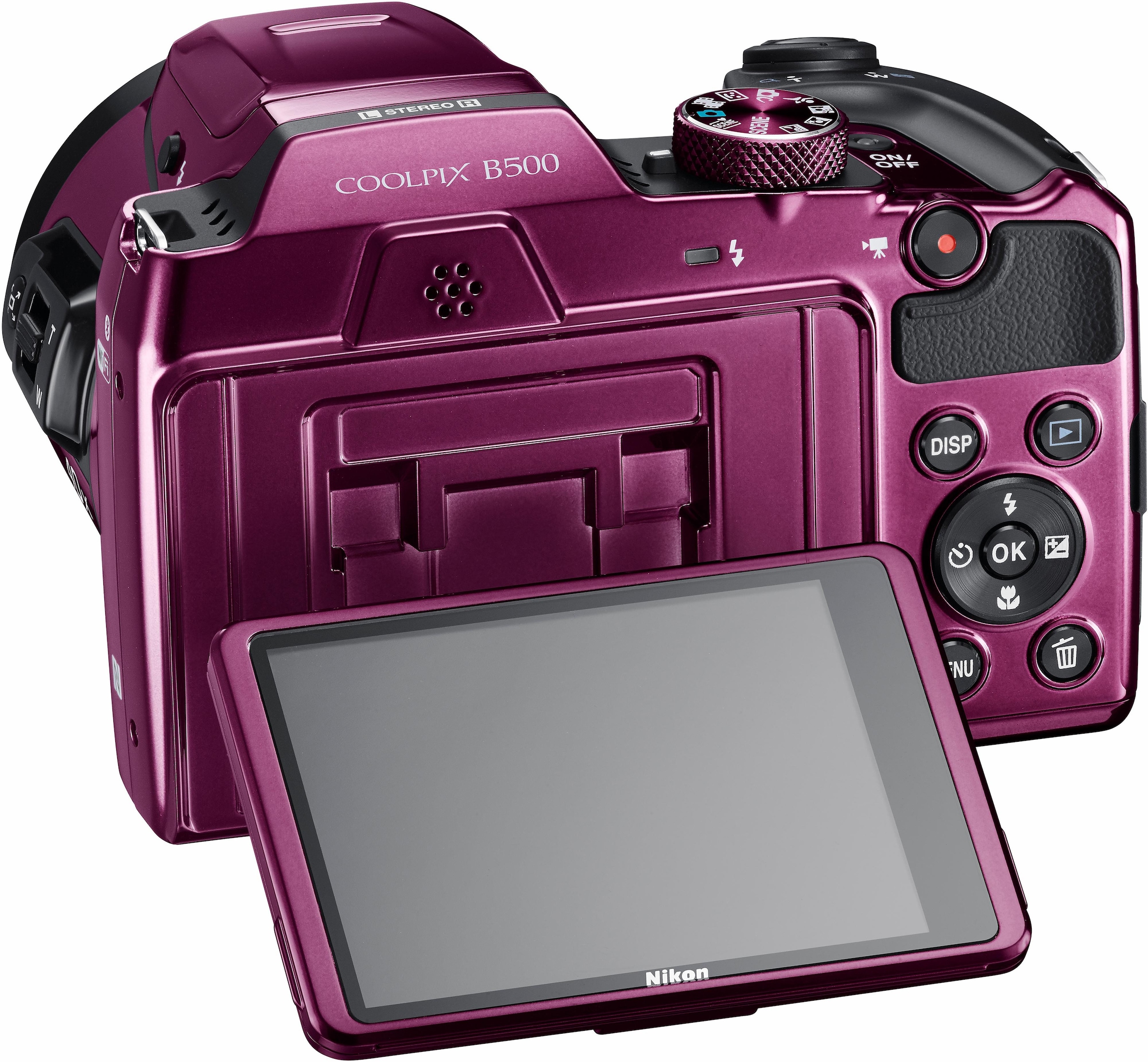 Nikon Kompaktkamera »Coolpix B500«, 16 MP, 40 fachx opt. Zoom, WLAN (Wi-Fi)-NFC-Bluetooth, 40 fach optischer Zoom