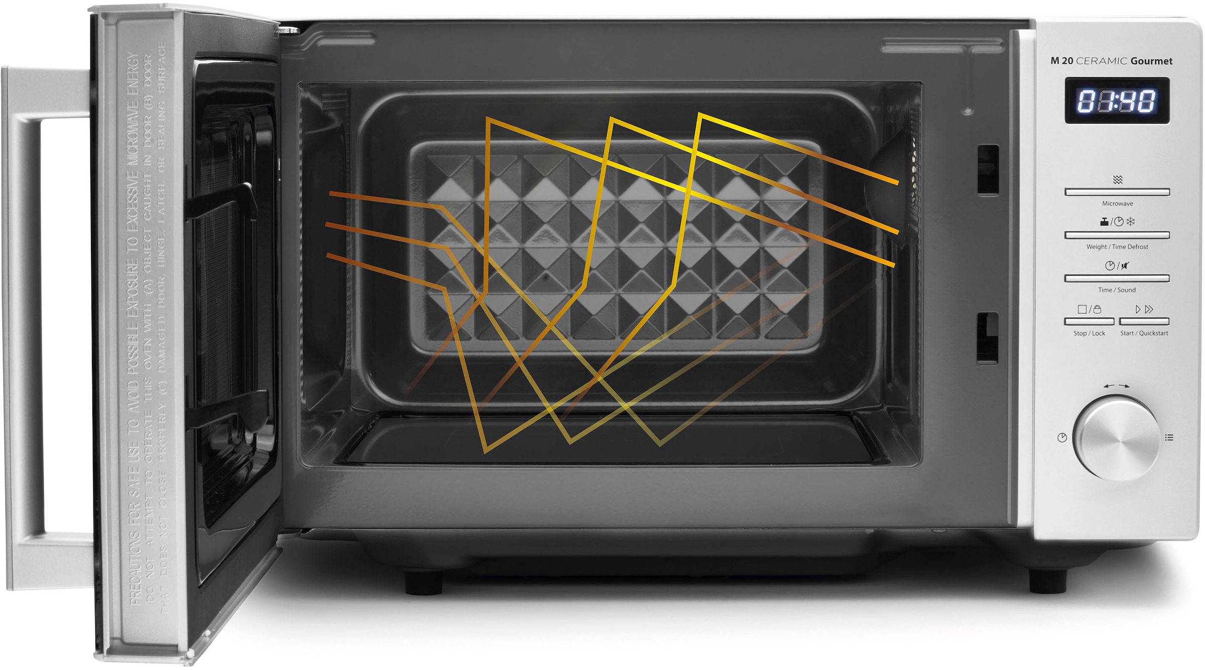 Caso Mikrowelle »CASO M 20 Ceramic Gourmet«, Mikrowelle, 700 W