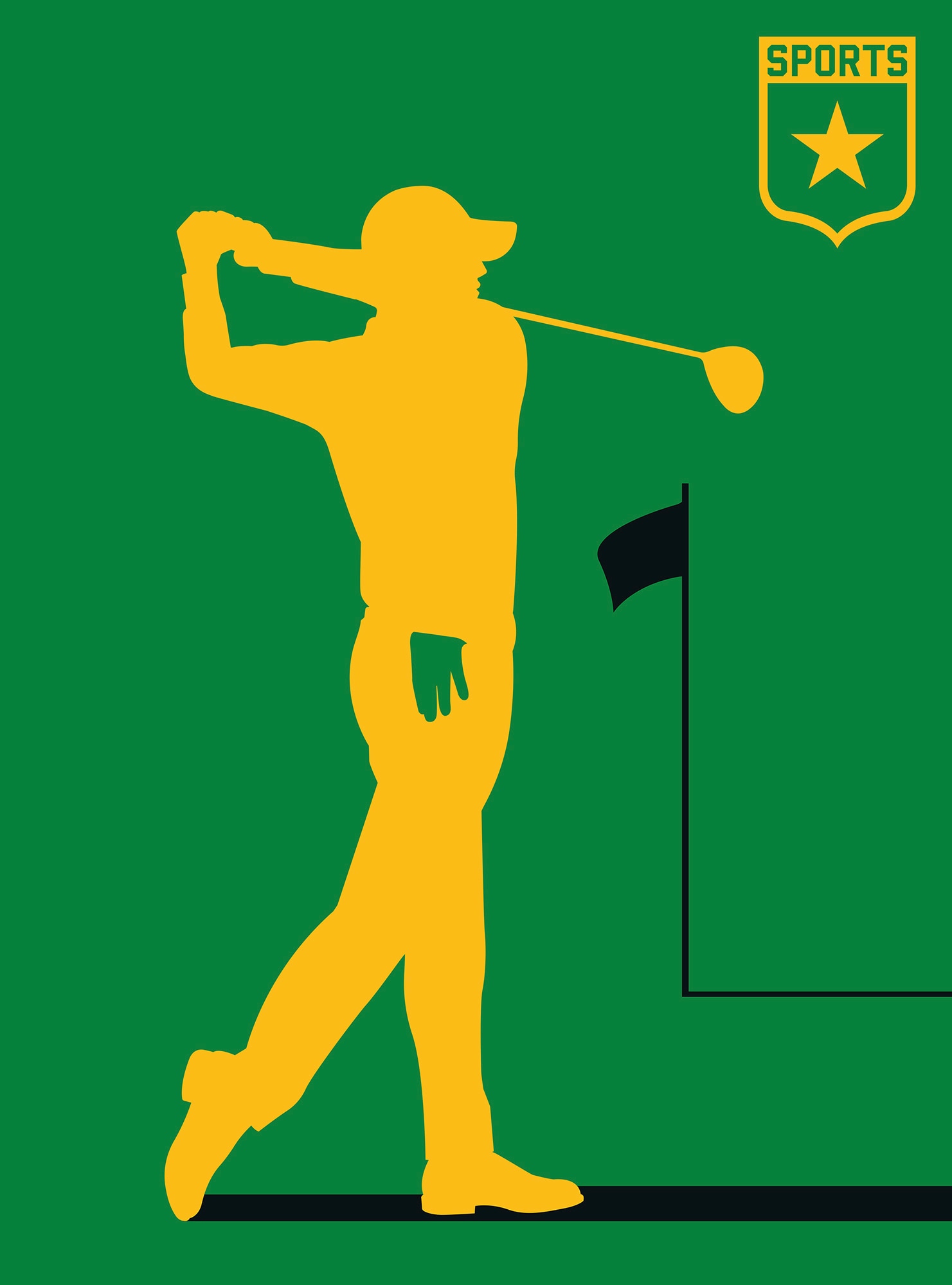 living walls Fototapetas »ARTist Golfplayer« Vlies ...