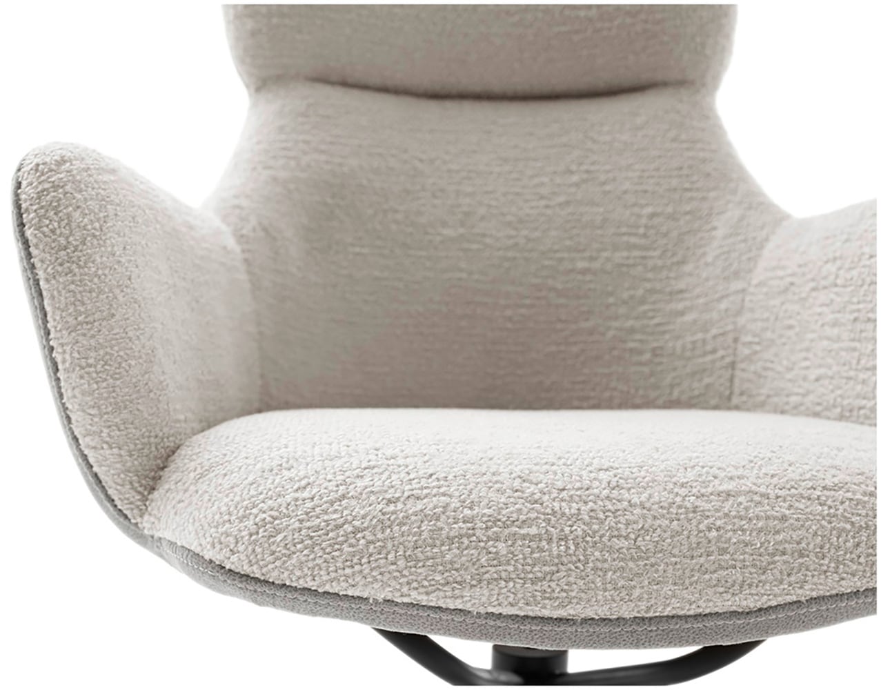 MCA furniture Esszimmerstuhl, Feingewebe, (2er-Set), drehbar 360°, Dreh- & Schwingfunktion, Sitzhöhe ca. 50 cm