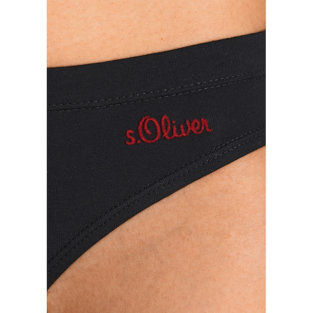 s.Oliver Bikinislip, (Packung, 3 St.), aus elastischer Baumwoll-Qualität  online kaufen | BAUR