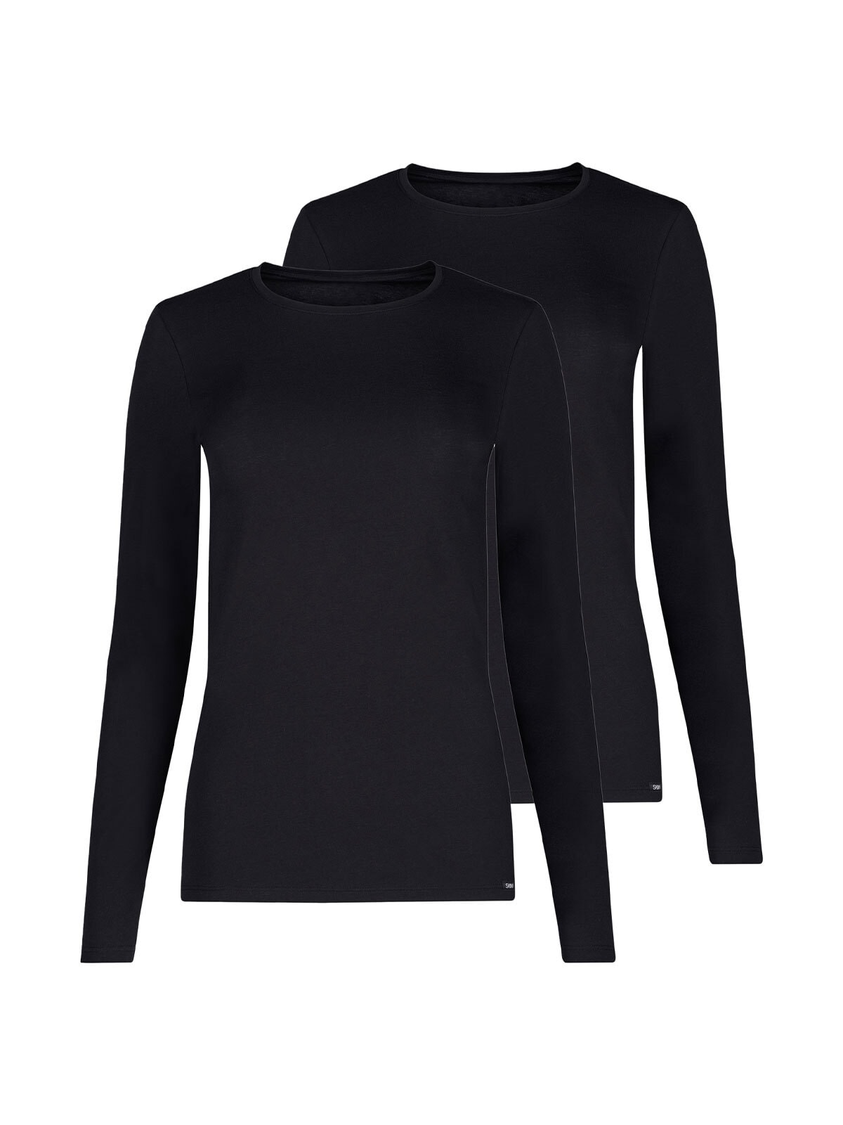 Skiny Unterhemd "2er Pack Damen Shirt langarm Cotton Essentials", (Spar-Pac günstig online kaufen