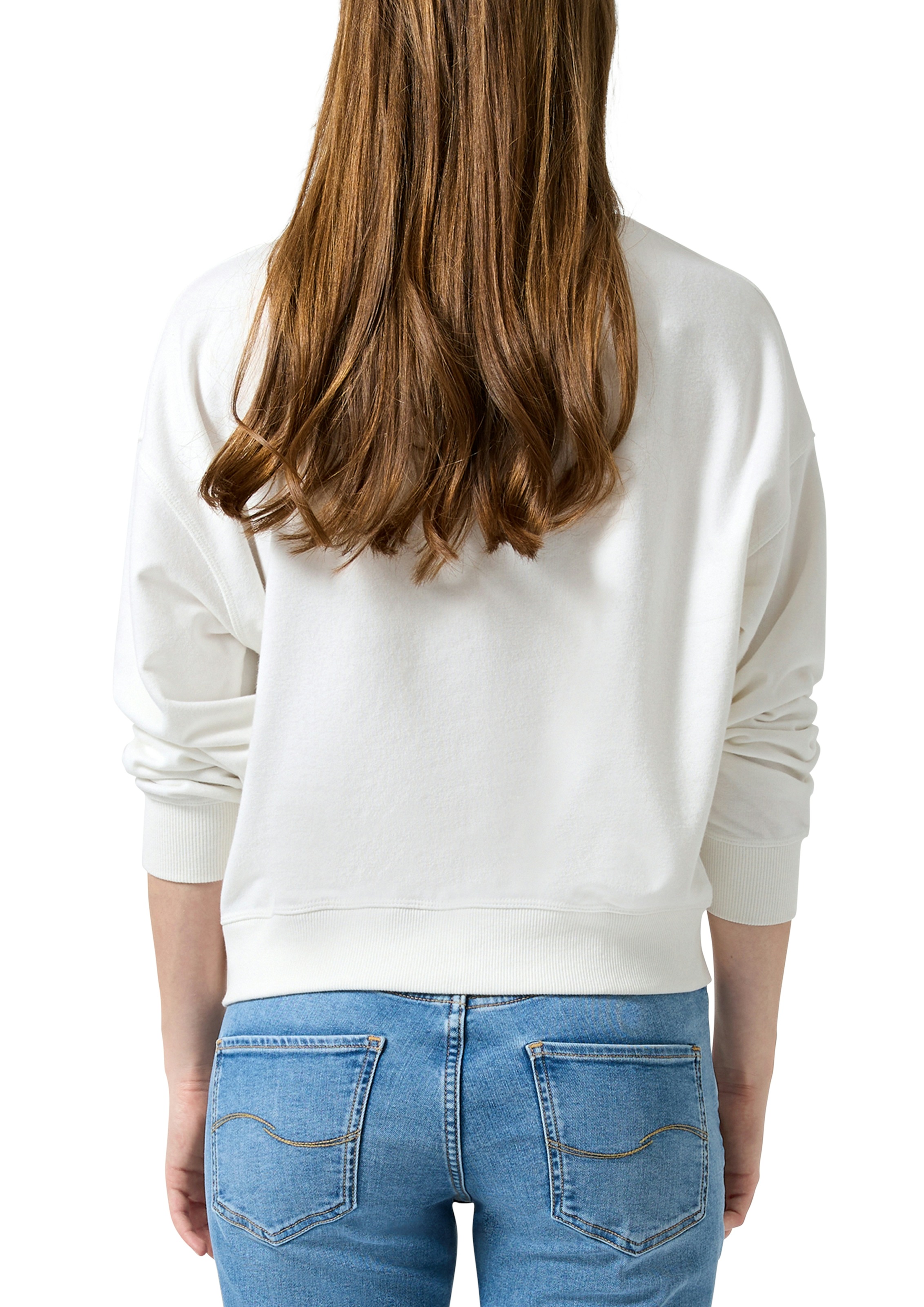 QS Sweater, mit Frontprint/Letter-Print günstig online kaufen