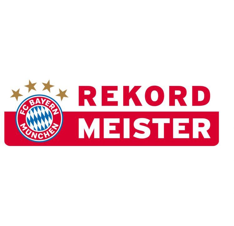 Wandtattoo »Rekordmeister Bayern München«, (1 St.), selbstklebend, entfernbar