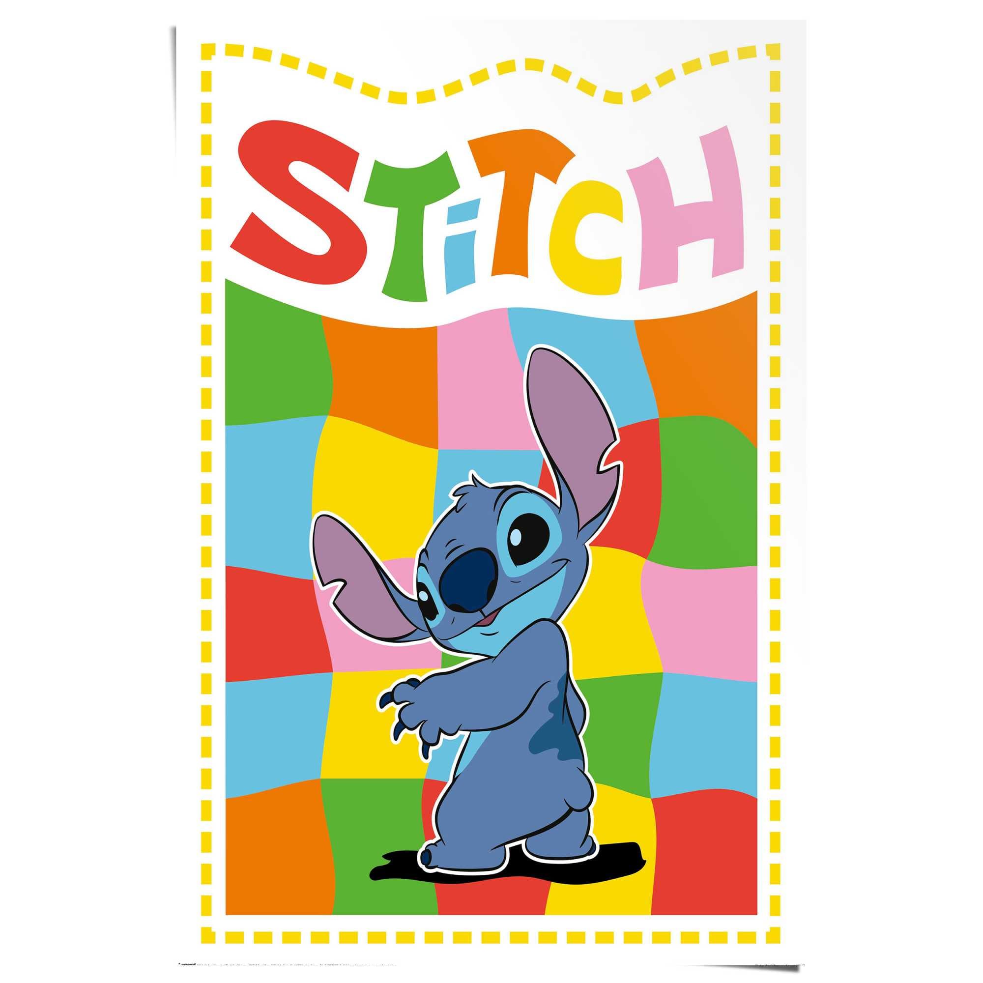 Reinders Poster "Stitch - chequered Stitch" günstig online kaufen