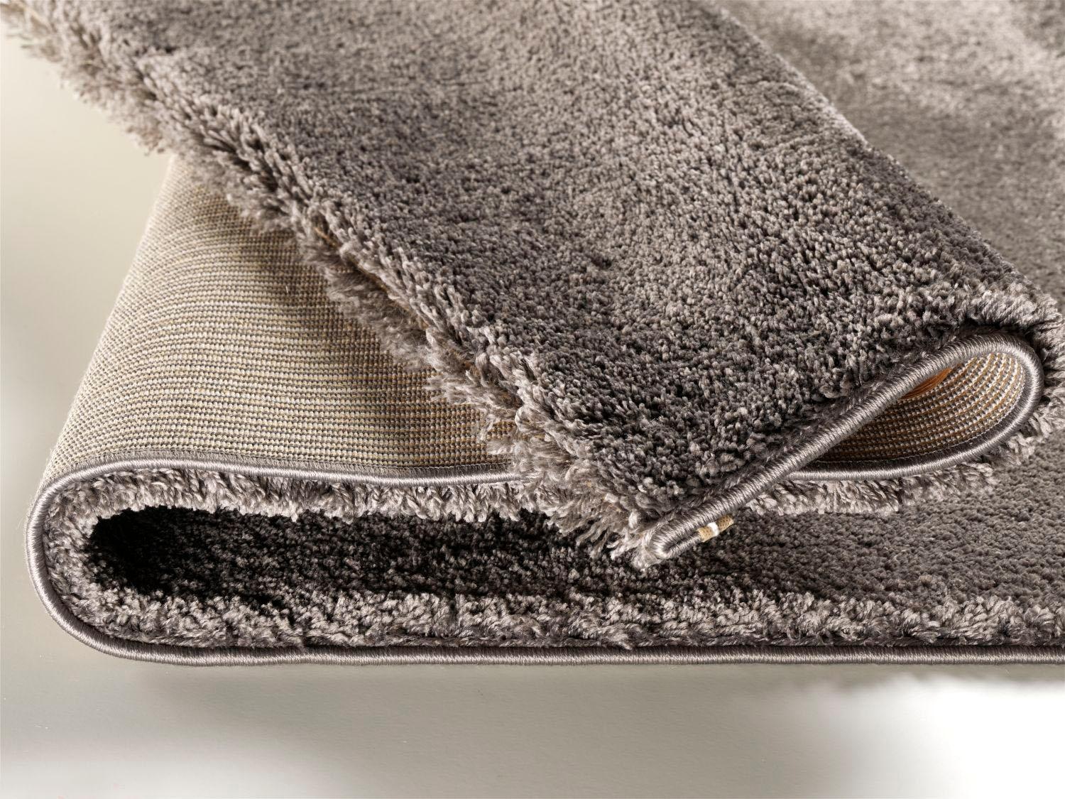 OCI DIE TEPPICHMARKE Hochflor-Teppich "Royal Uni" rechteckig 30 mm Höhe Bes günstig online kaufen