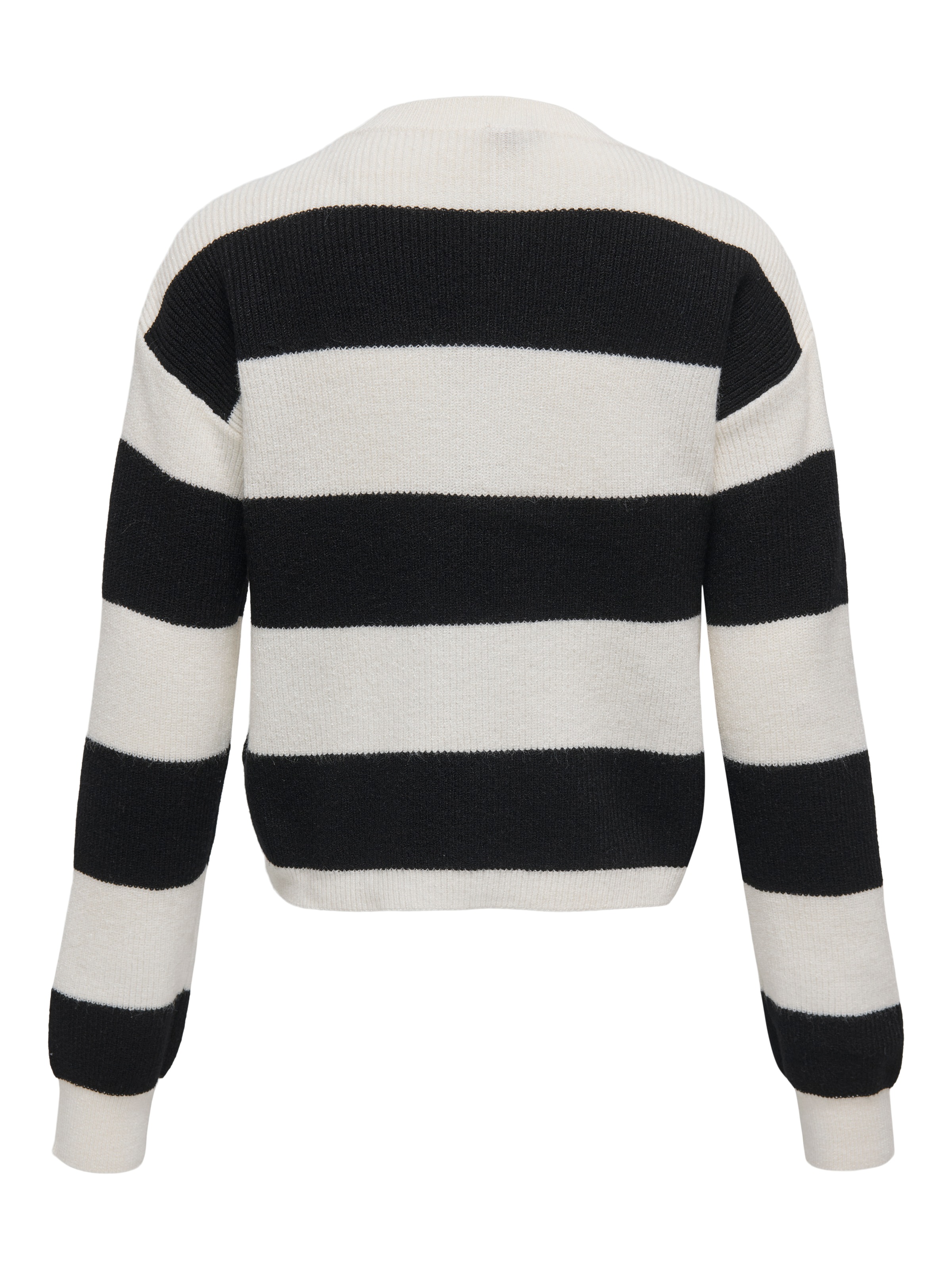 KIDS ONLY Strickpullover »KOGFRANCA SHORT L/S STRIPE KNT NOOS«