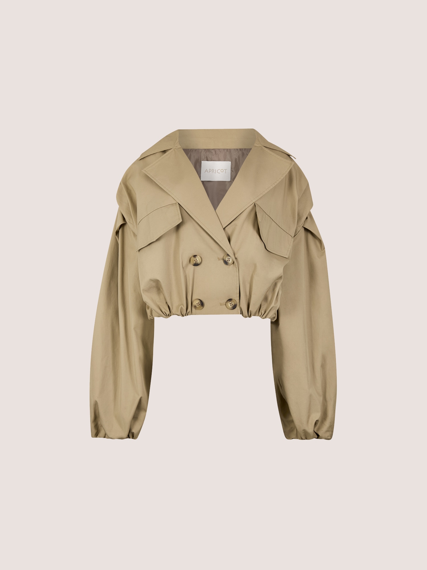 Apricot Kurzjacke »Kurzer Trenchcoat« mit auffälligen Knöpfen