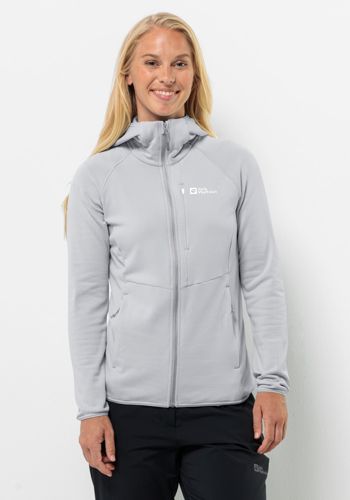 Jack Wolfskin Fleecejacke "KOLBENBERG HOODED FZ W" mitKapuze günstig online kaufen