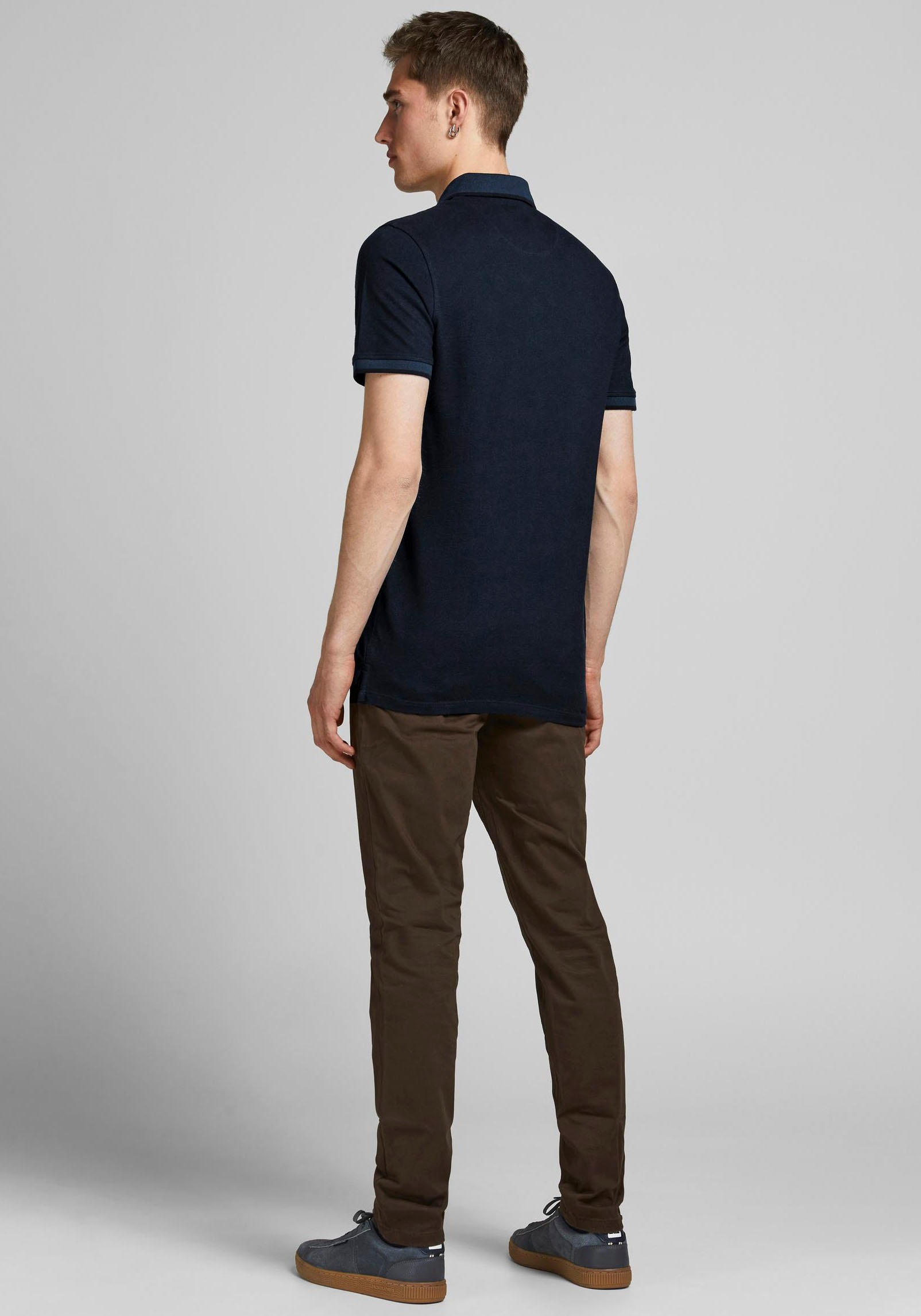 Jack & Jones Herren Poloshirt JJEPAULOS Slim Fit günstig online kaufen