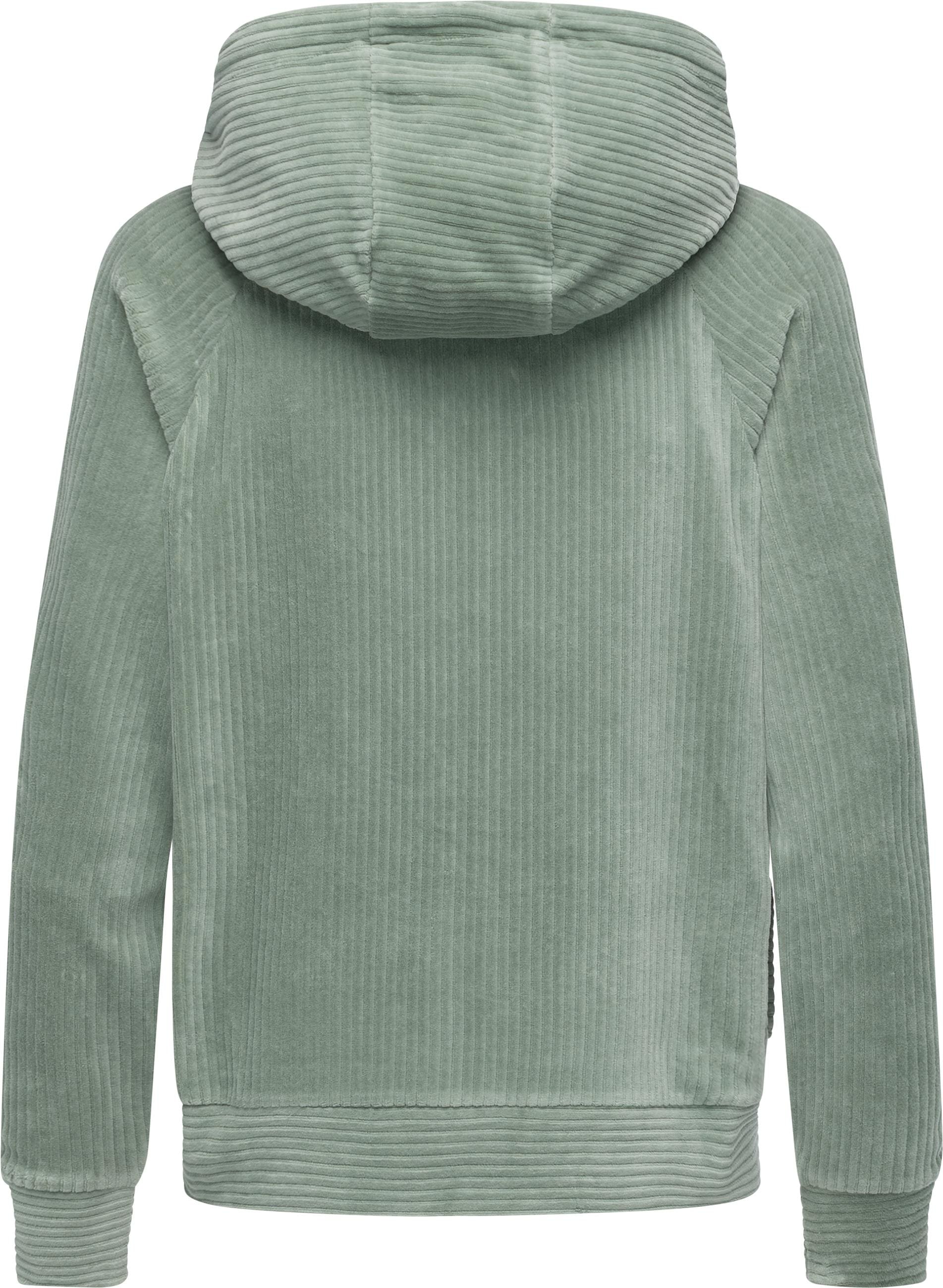 Ragwear Sweatjacke »Corduly Cordy«, Freizeitjacke aus weichem Kord