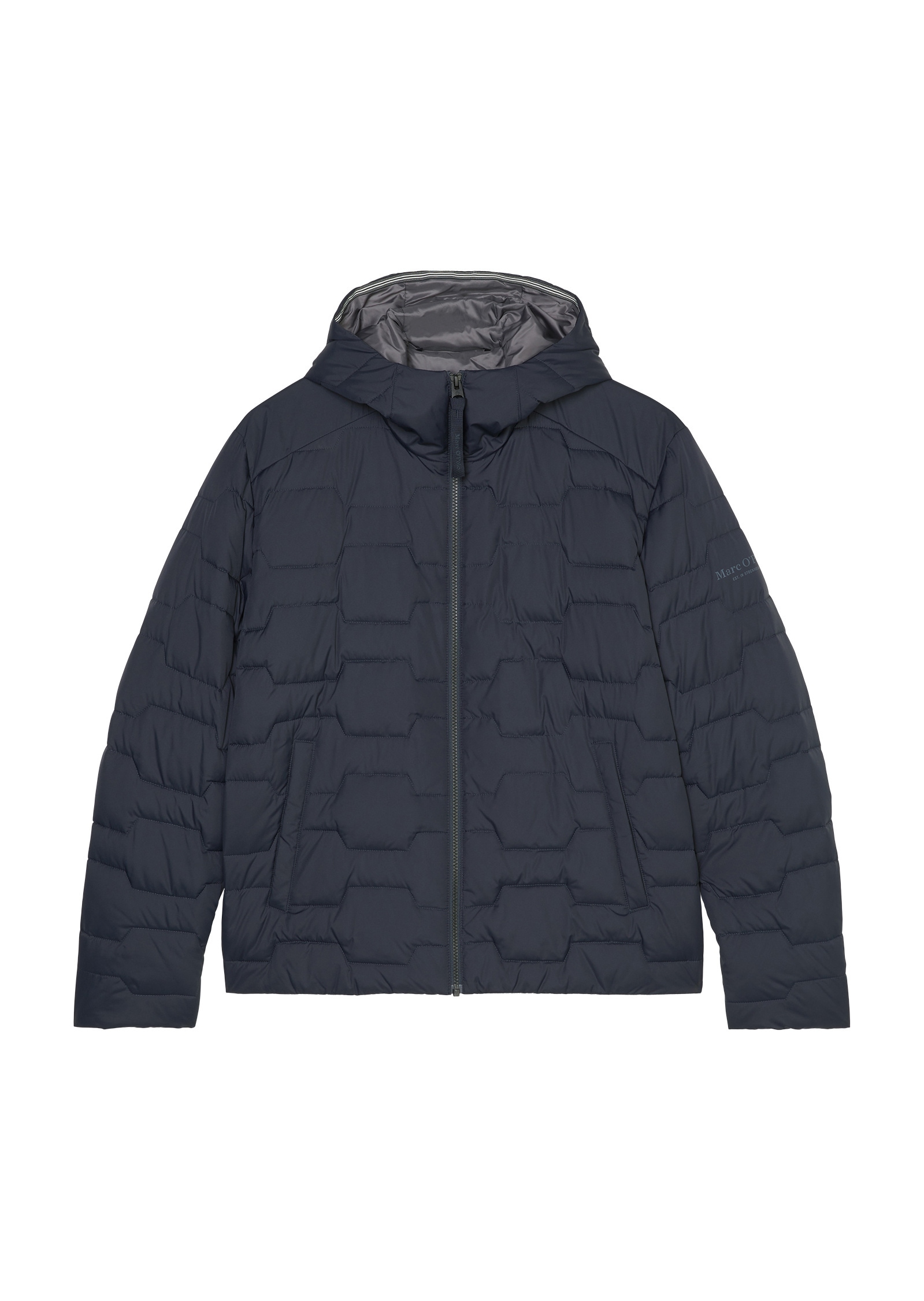 Marc O'Polo Outdoorjacke »aus recyceltem Polyester«, mit Kapuze