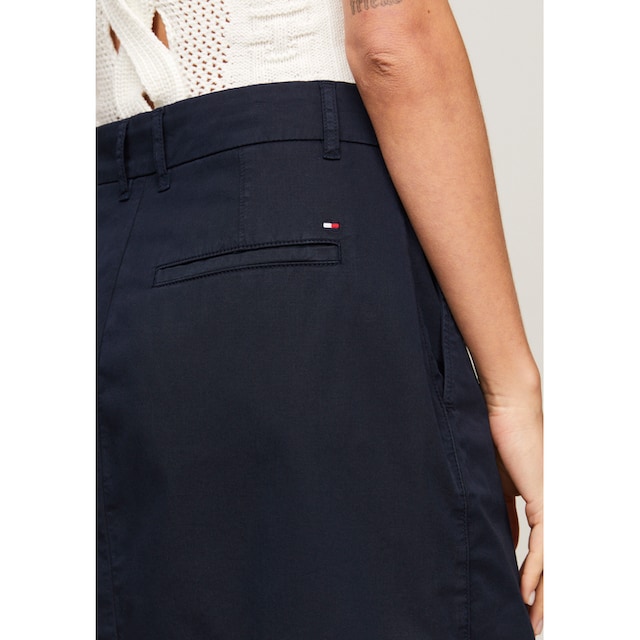 Tommy Hilfiger Minirock »COTTON GMD CHINO SKIRT«, mit Logostickerei online  bestellen | BAUR