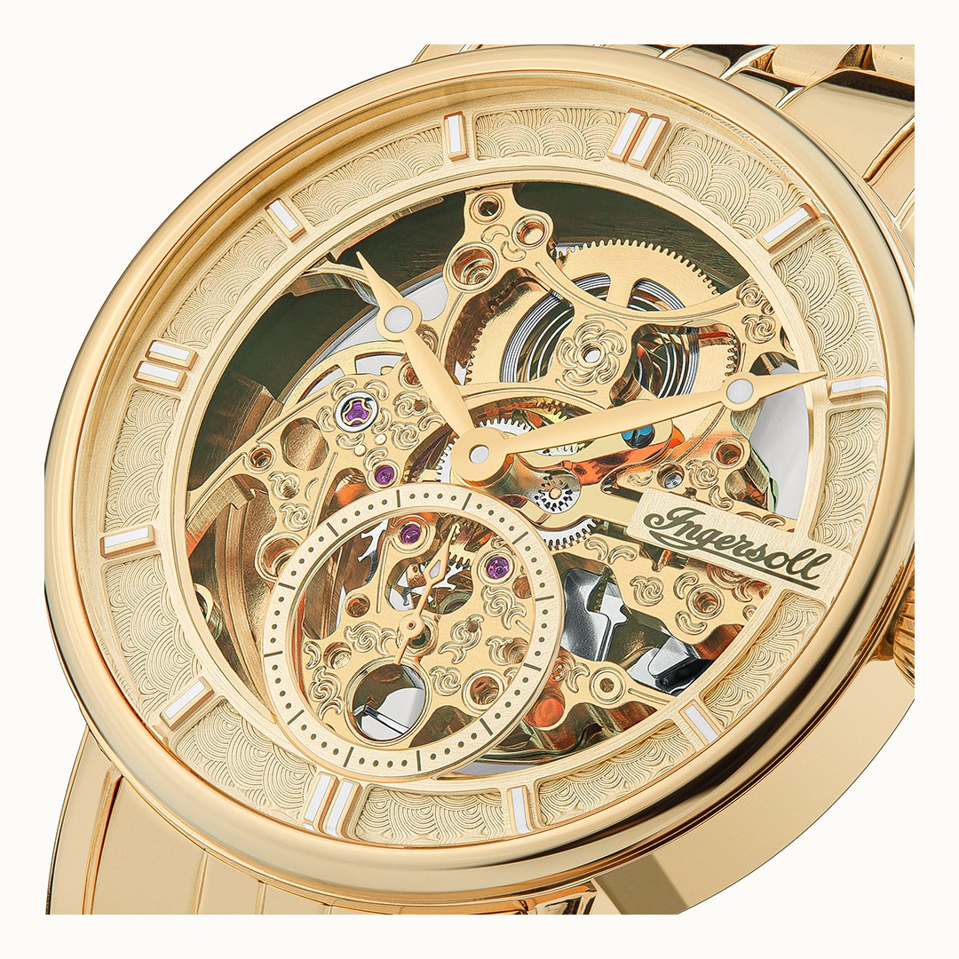 Ingersoll Automatikuhr »The Herald« Armbanduhr, Herrenuhr, Mechanische Uhr, Edelstahlarmband, analog