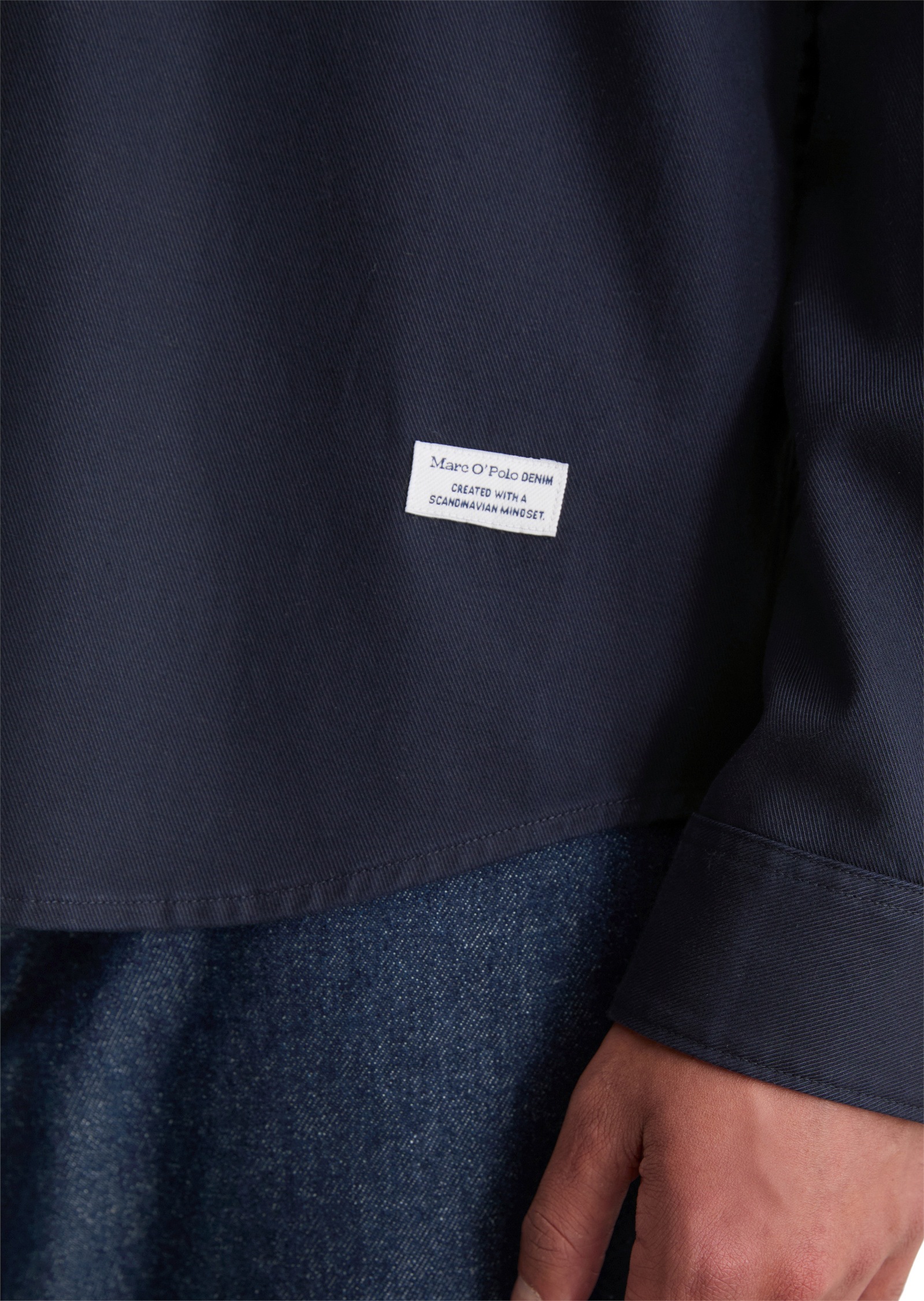 Marc O'Polo DENIM Langarmhemd »aus Lyocell-Baumwoll-Twill«