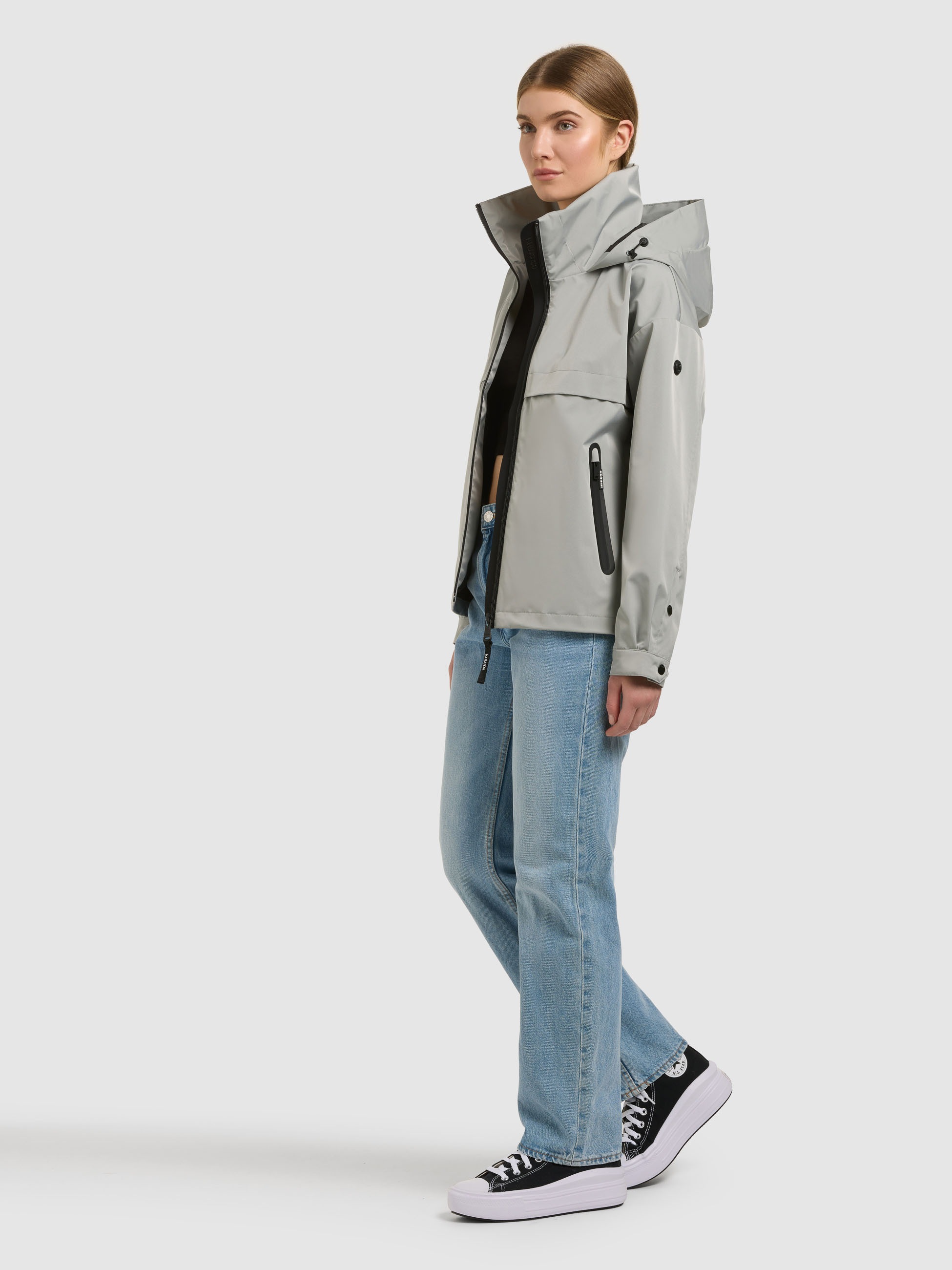 khujo Kurzjacke »RAIBE2« mit Kapuze