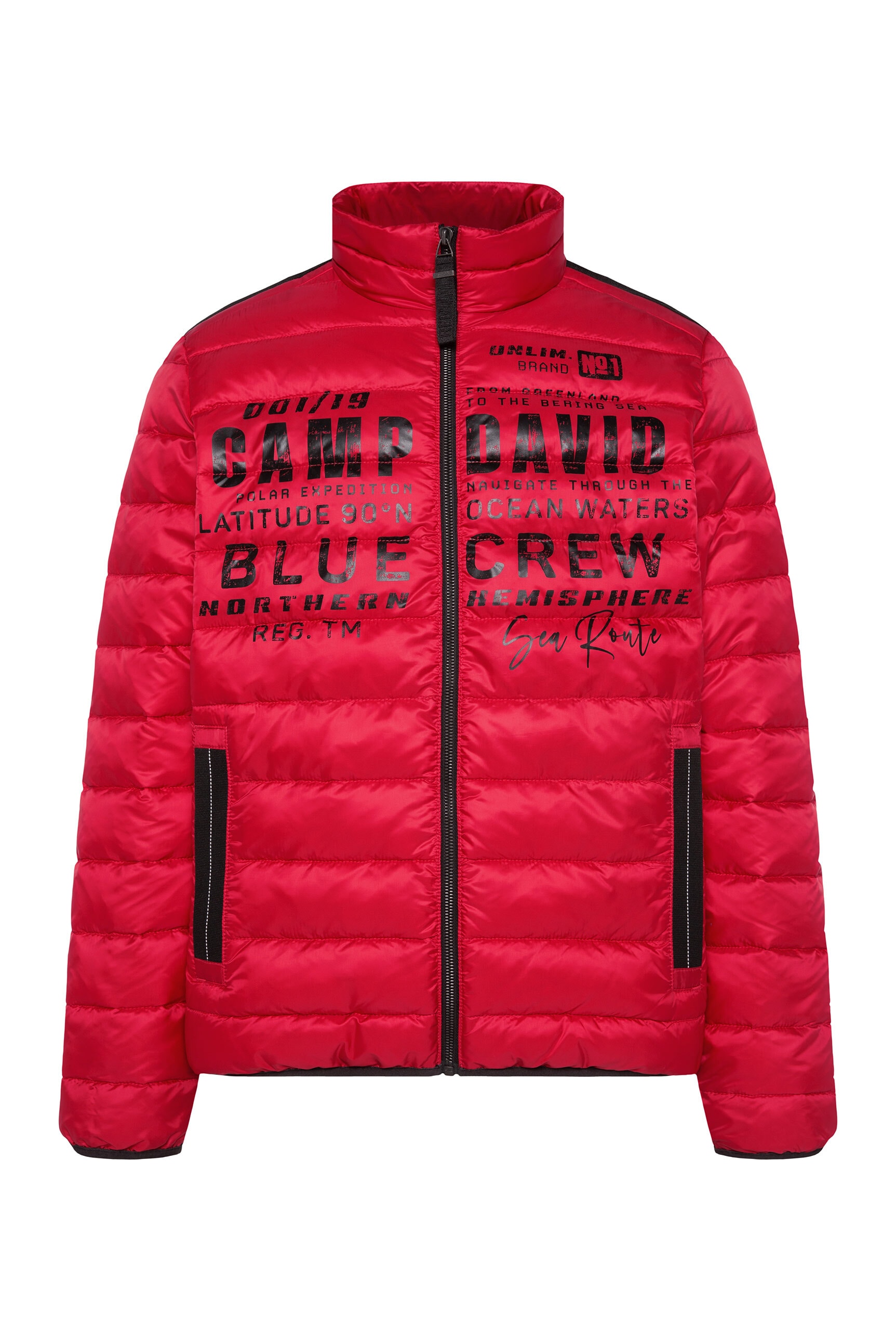 CAMP DAVID Outdoorjacke, ohne Kapuze, mit Windfangleiste