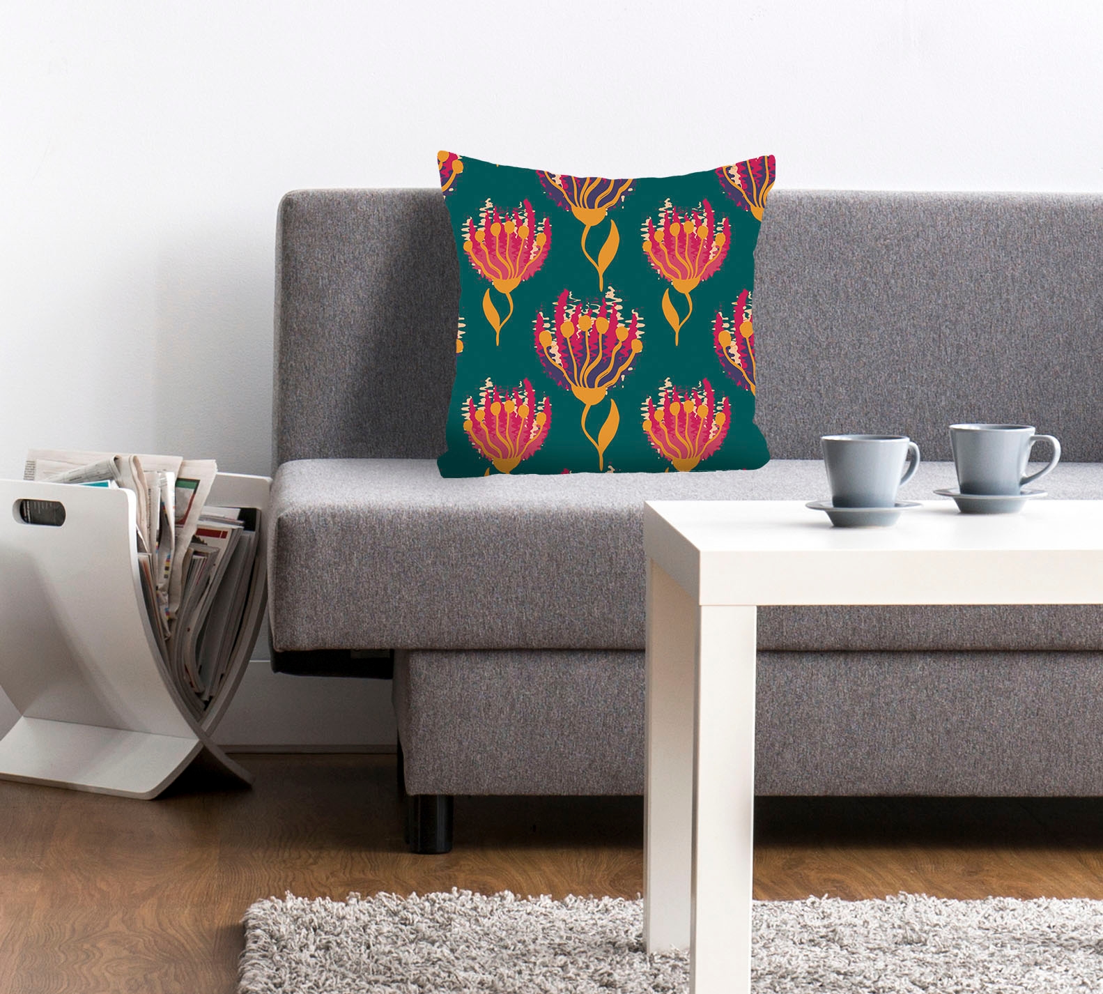 queence Dekokissen "Zena" mit schönen Blumen günstig online kaufen