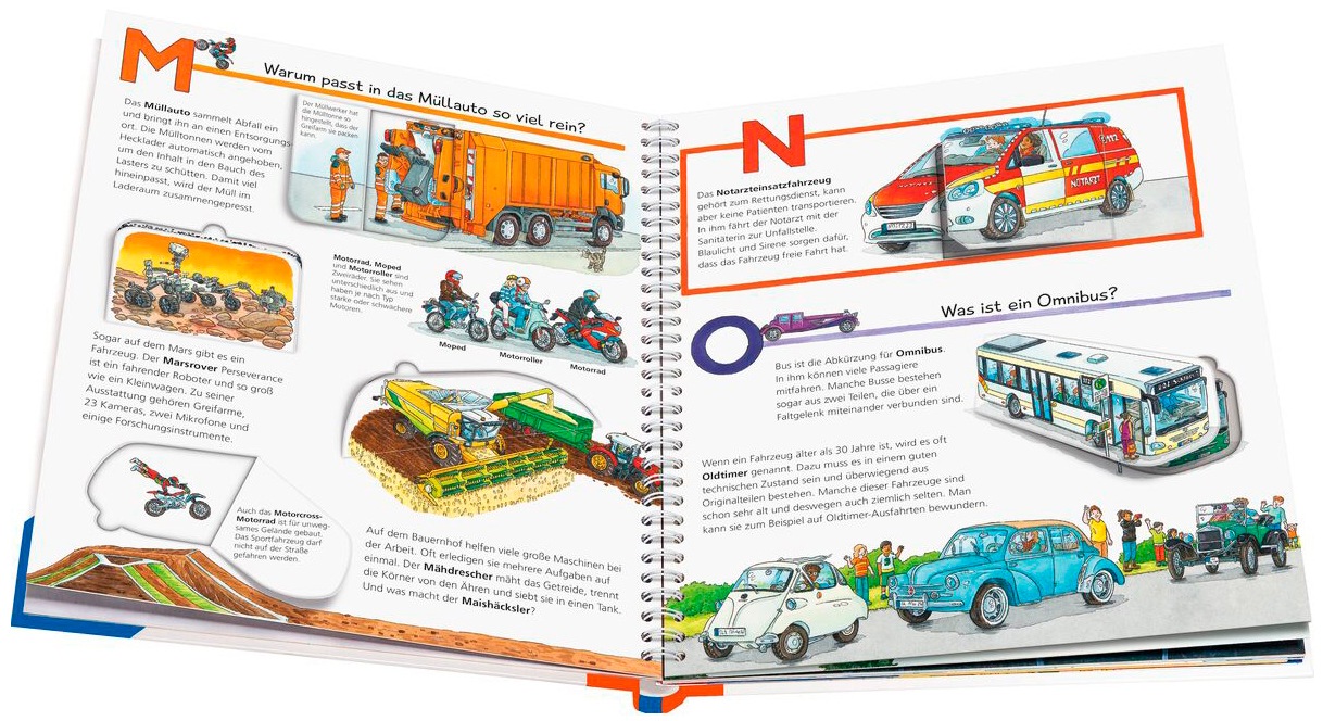 Ravensburger Kinderbuch »Wieso? Weshalb? Warum? Sonderband - Mein ABC der Fahrzeuge«