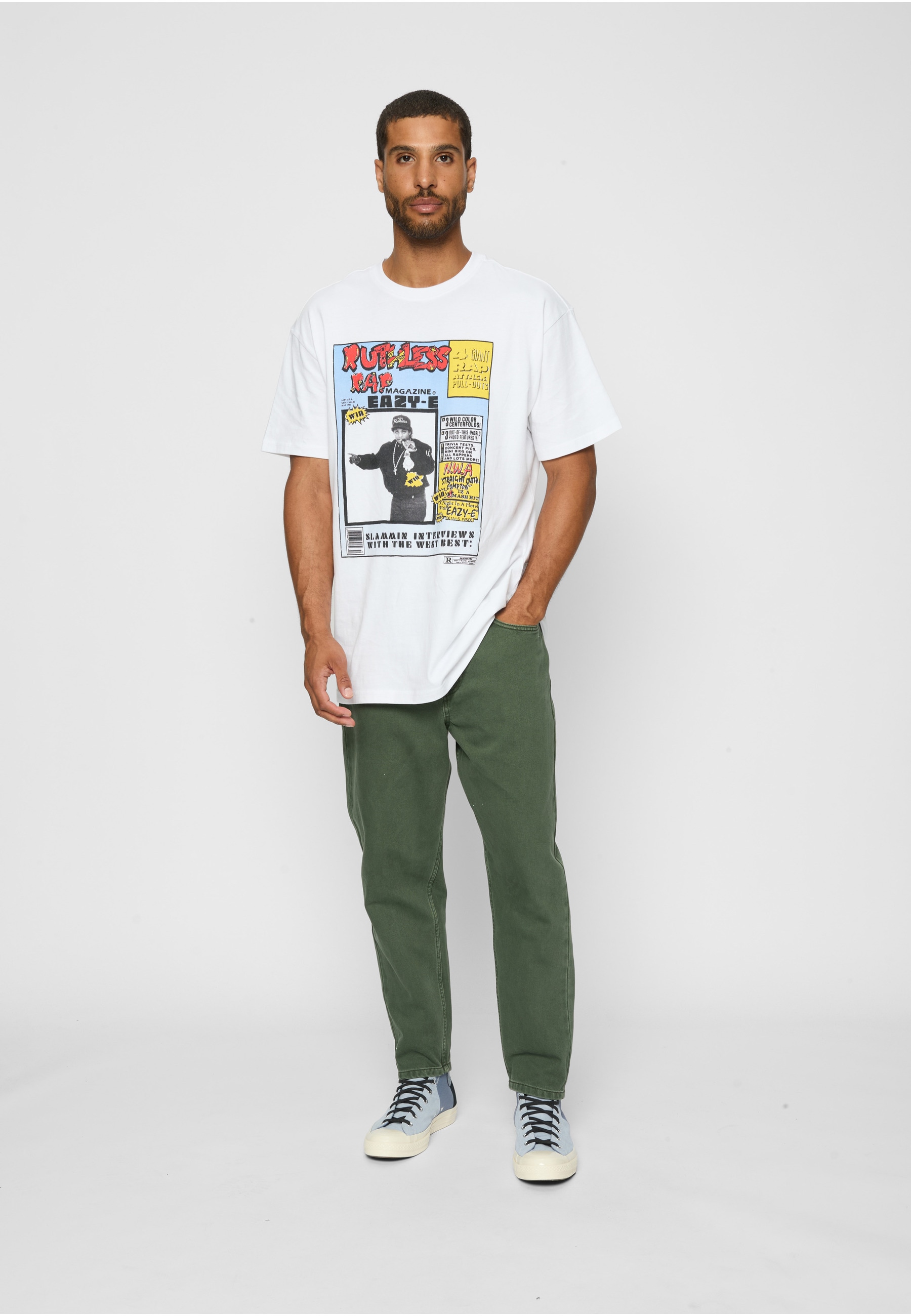 Merchcode T-Shirt »Merchcode Herren Eazy-E RAP Magazine Oversize Tee« 1 Stk.