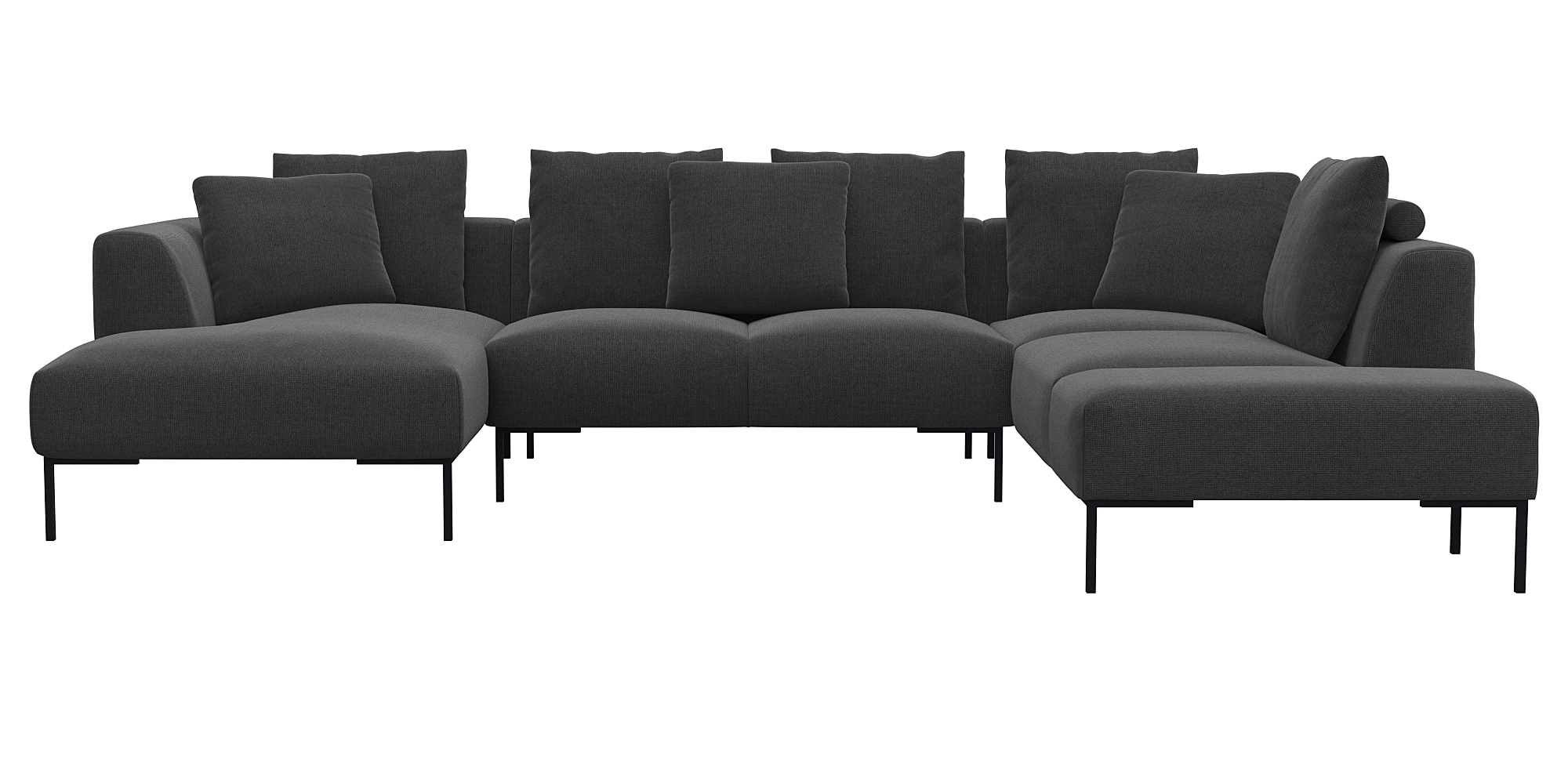 FLEXLUX Ecksofa "Sava U-Form, bequem und komfortabel durch den hochwertigen günstig online kaufen