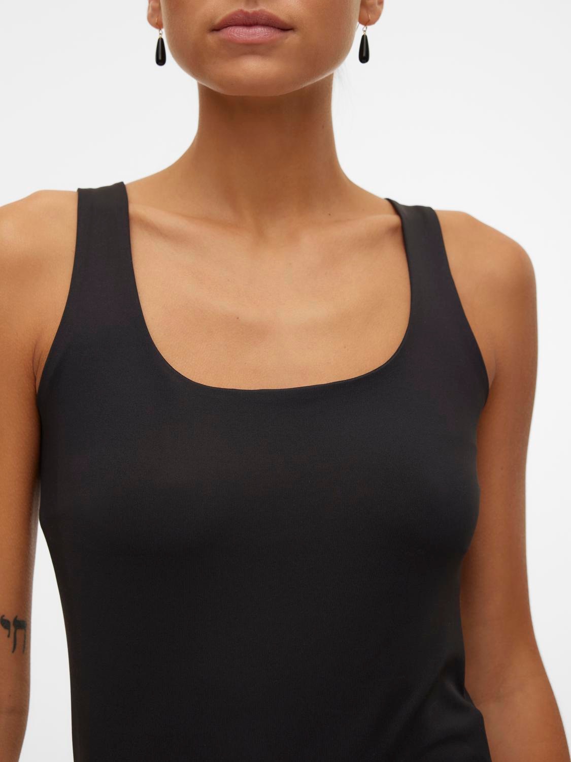 Vero Moda T-Shirt »VMMILLION SL SQUARE TOP 2-WAY JRS NOOS«