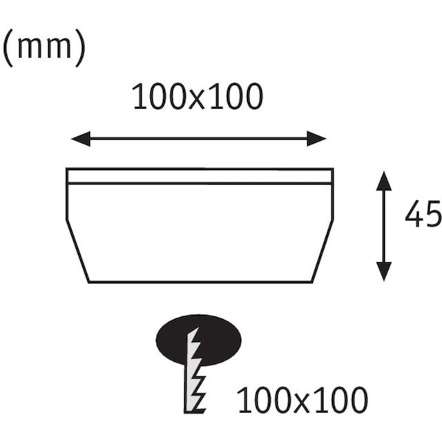 Paulmann LED Einbauleuchte »Cube«, 1 flammig-flammig,  Bodeneinbauleuchten-Set, Solar, Edelstahl | BAUR