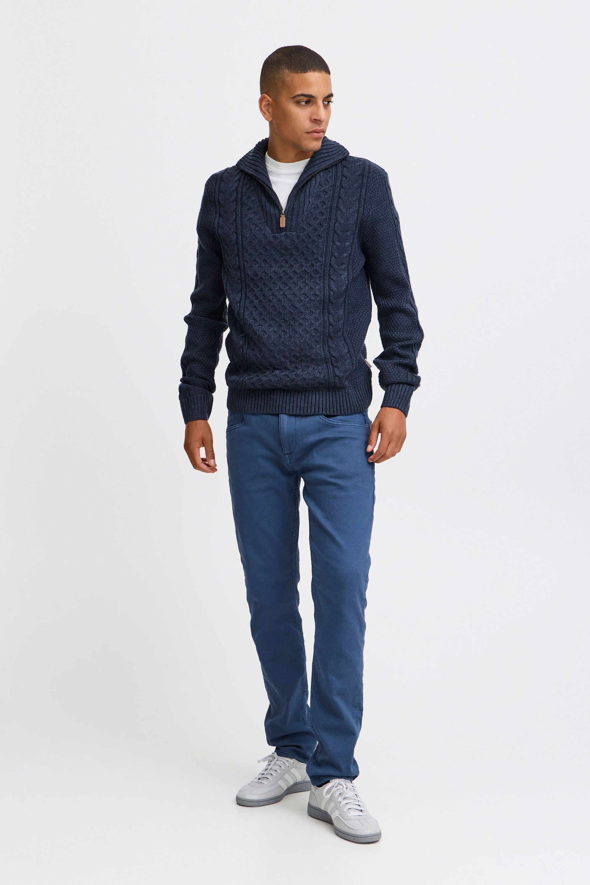 Thumbnail - Blend Troyer "BHPullover" Klassischer Troyer mit Reißverschluss