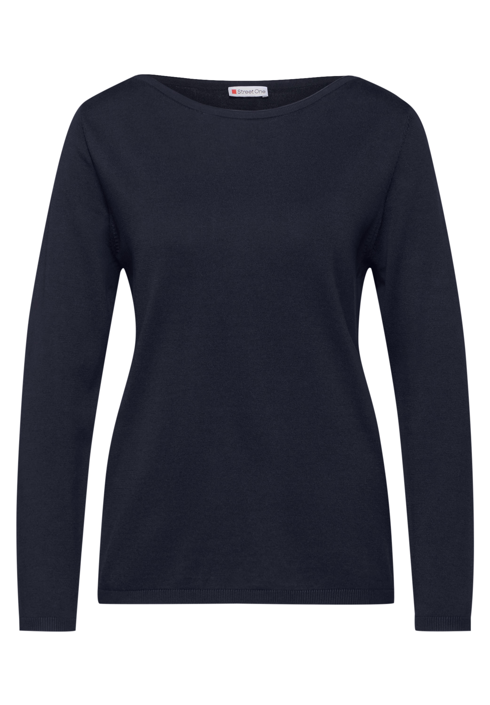 STREET ONE Strickpullover, mit U-Boot-Ausschnitt
