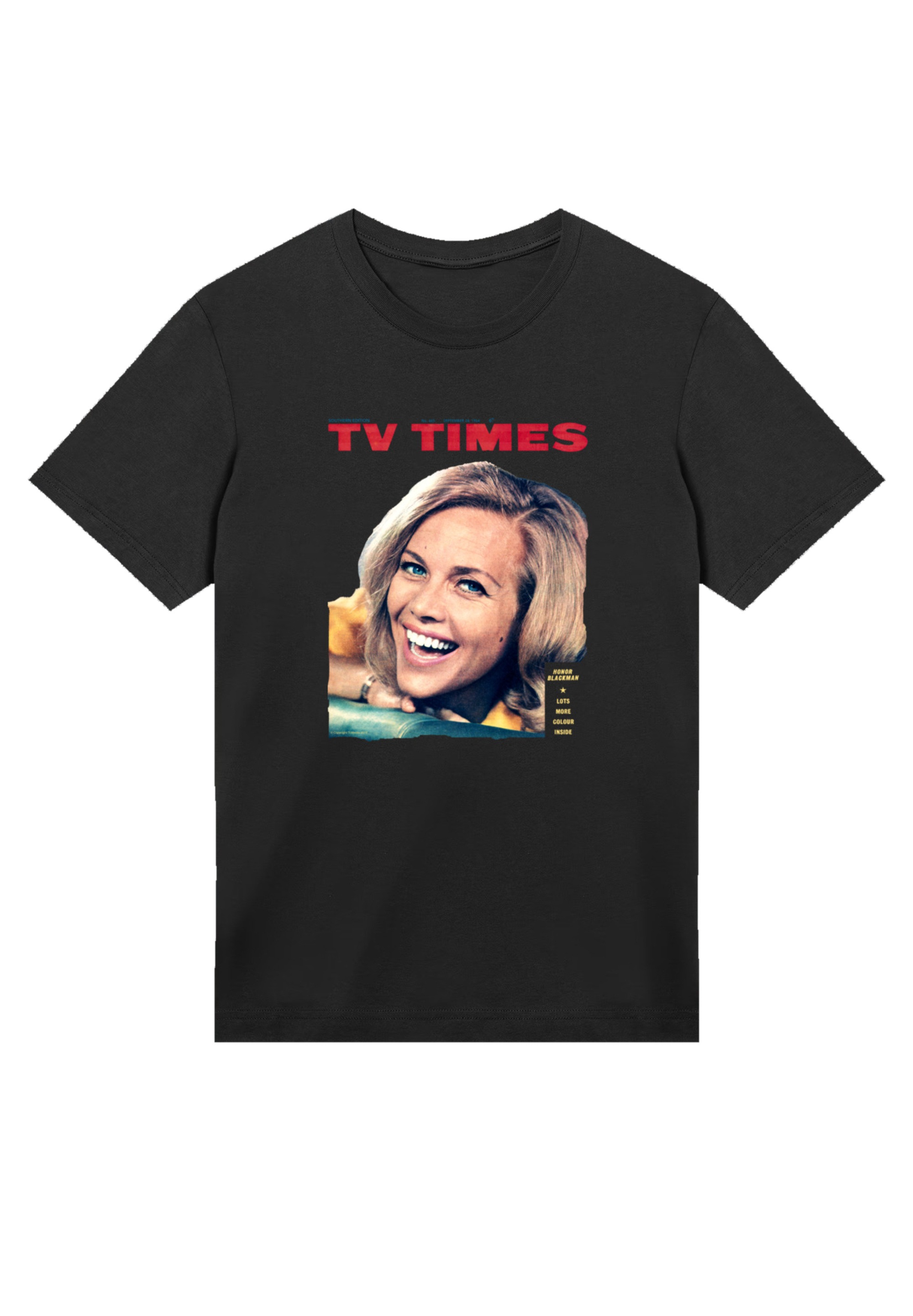 F4NT4STIC T-Shirt »TV Times Honor Blackman 1964 Cover«, Premium Qualität