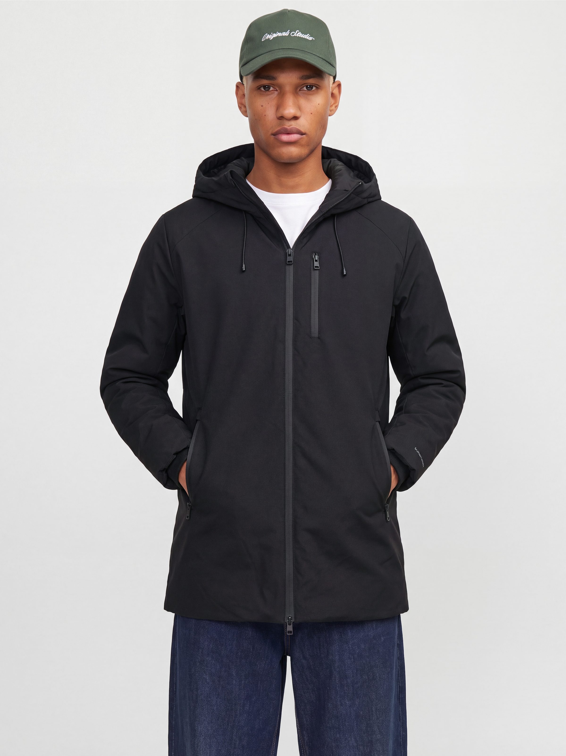 Jack & Jones Parka »JJSAGE PARKA« mit Kapuze Kunstfaser, regular fit