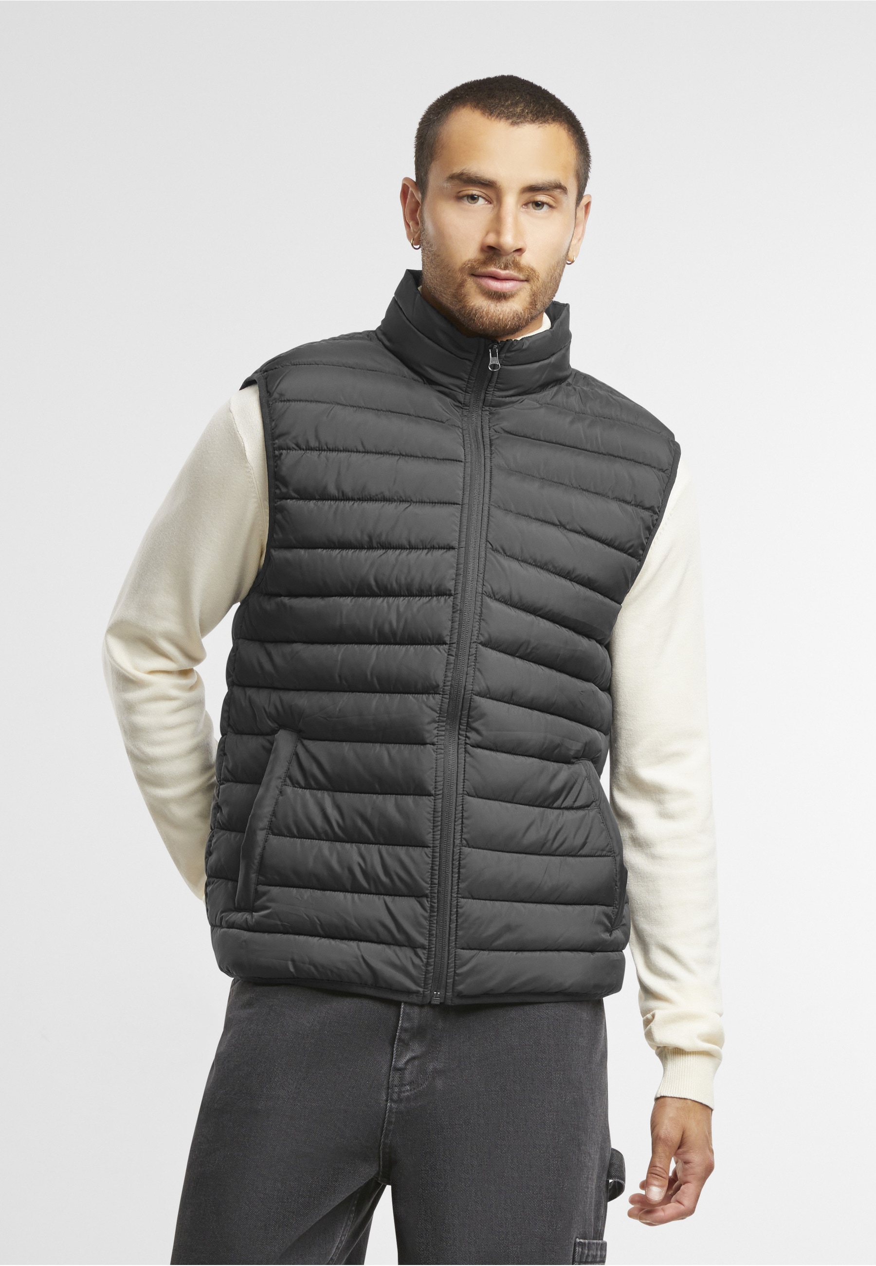 URBAN CLASSICS Steppweste »Urban Classics Basic Light Weigh Vest« 1 Stk.