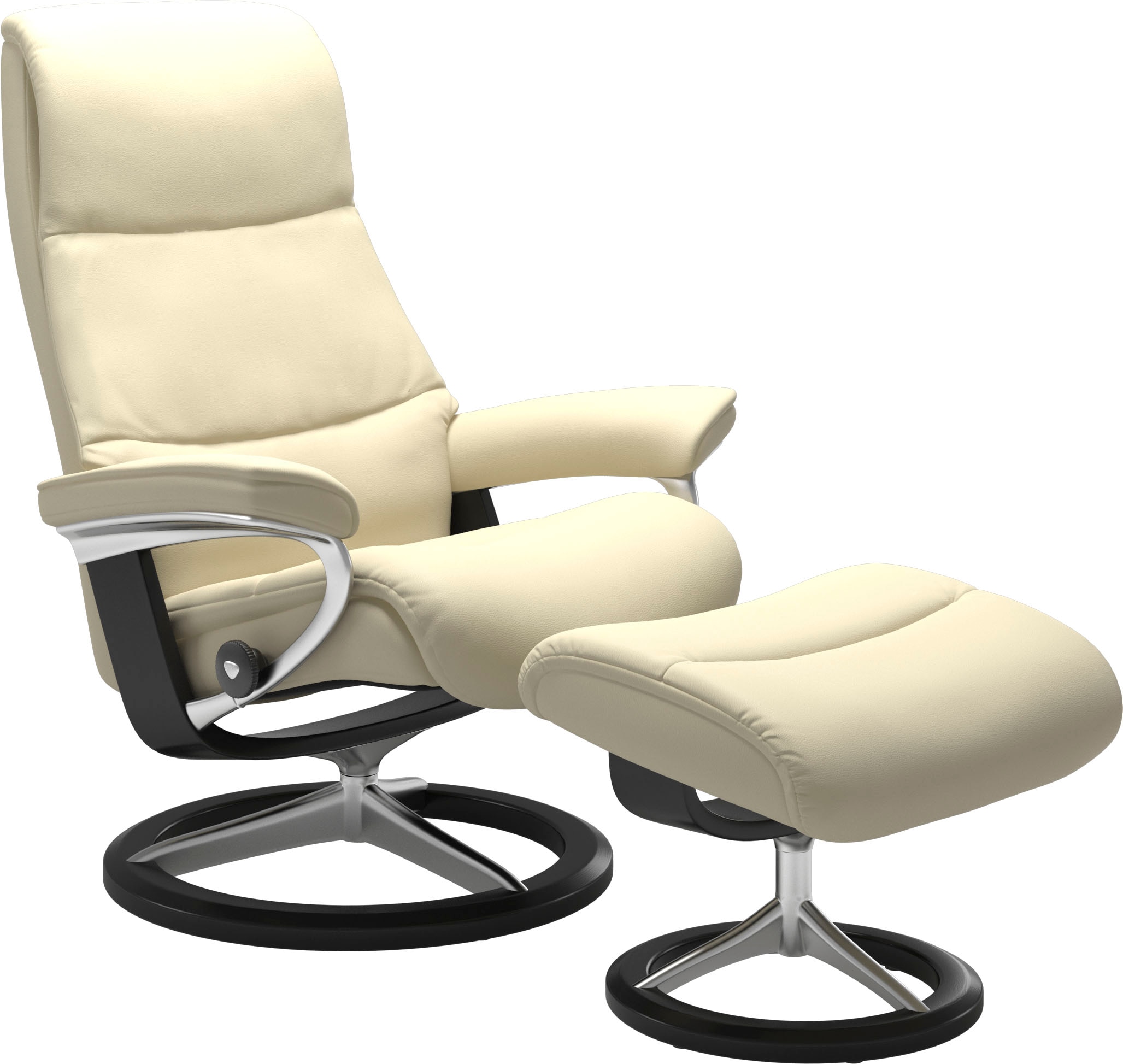 Stressless Fußhocker "View", mit Signature Base,Gestell Schwarz