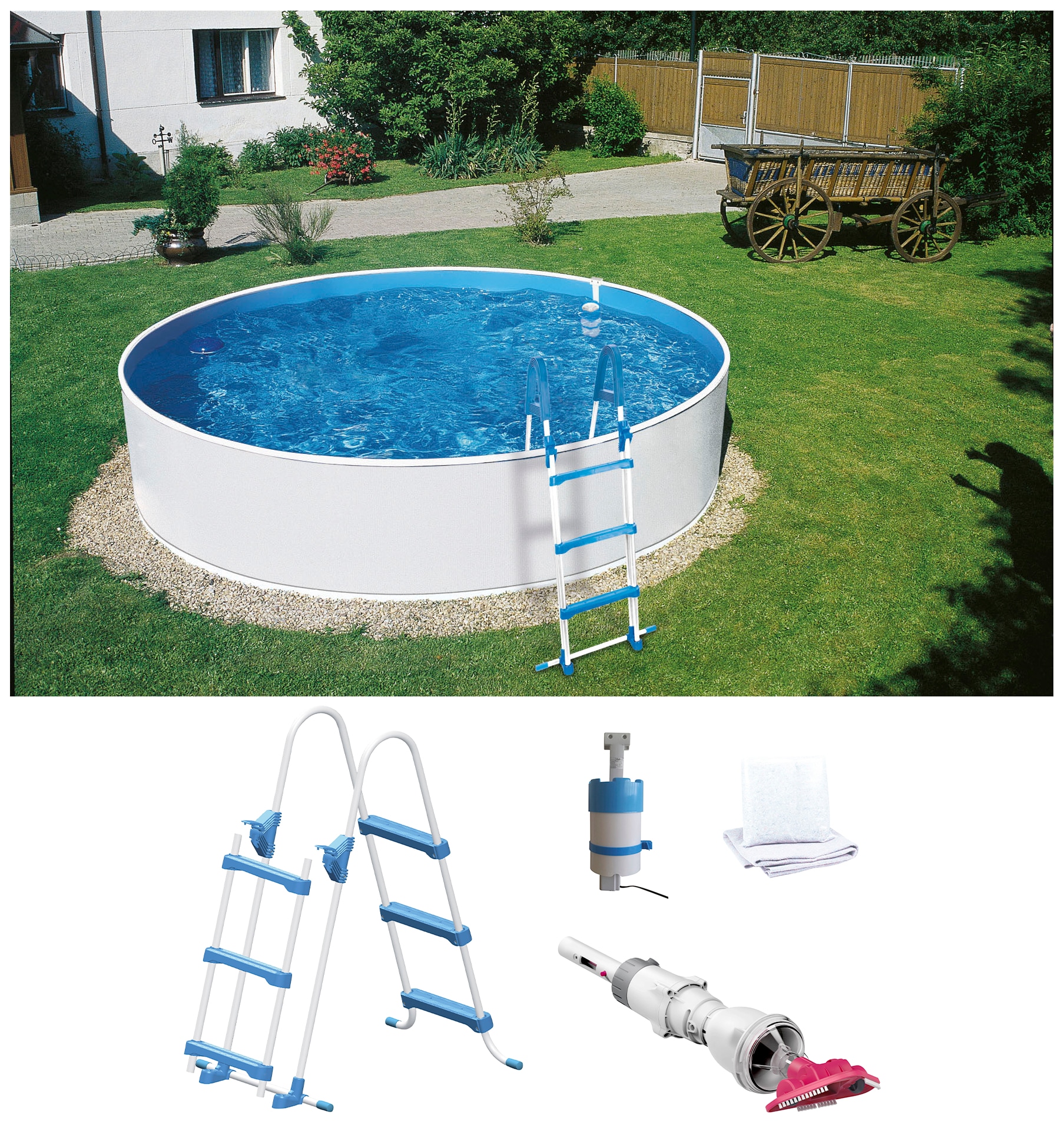 my POOL BWT Rundpool Inkl. Akku-Bodensauger BWT BC 02 günstig online kaufen