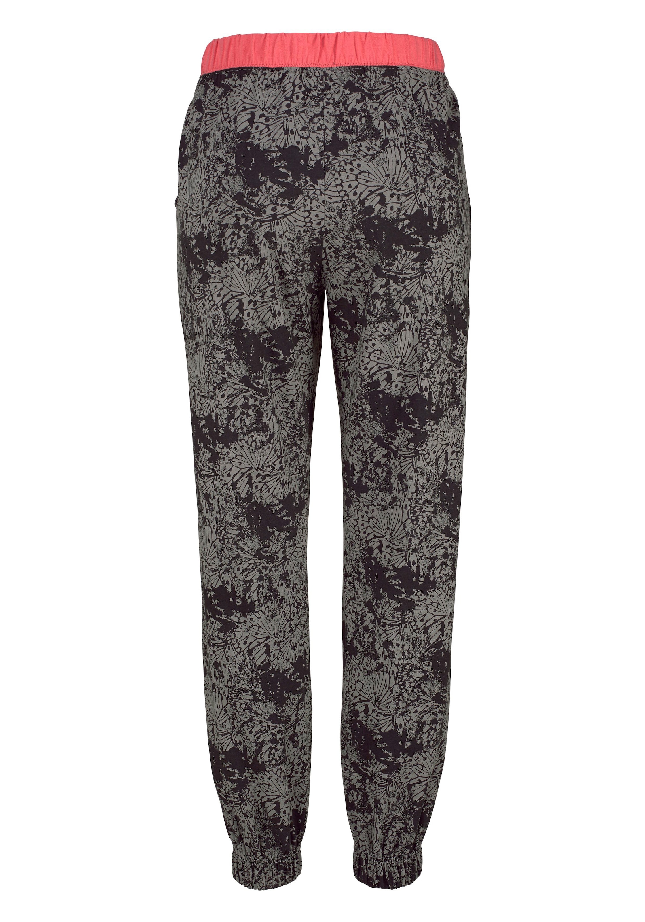 Buffalo Pyjama, (2 tlg.), gemusterte Hose mit Eingrifftaschen