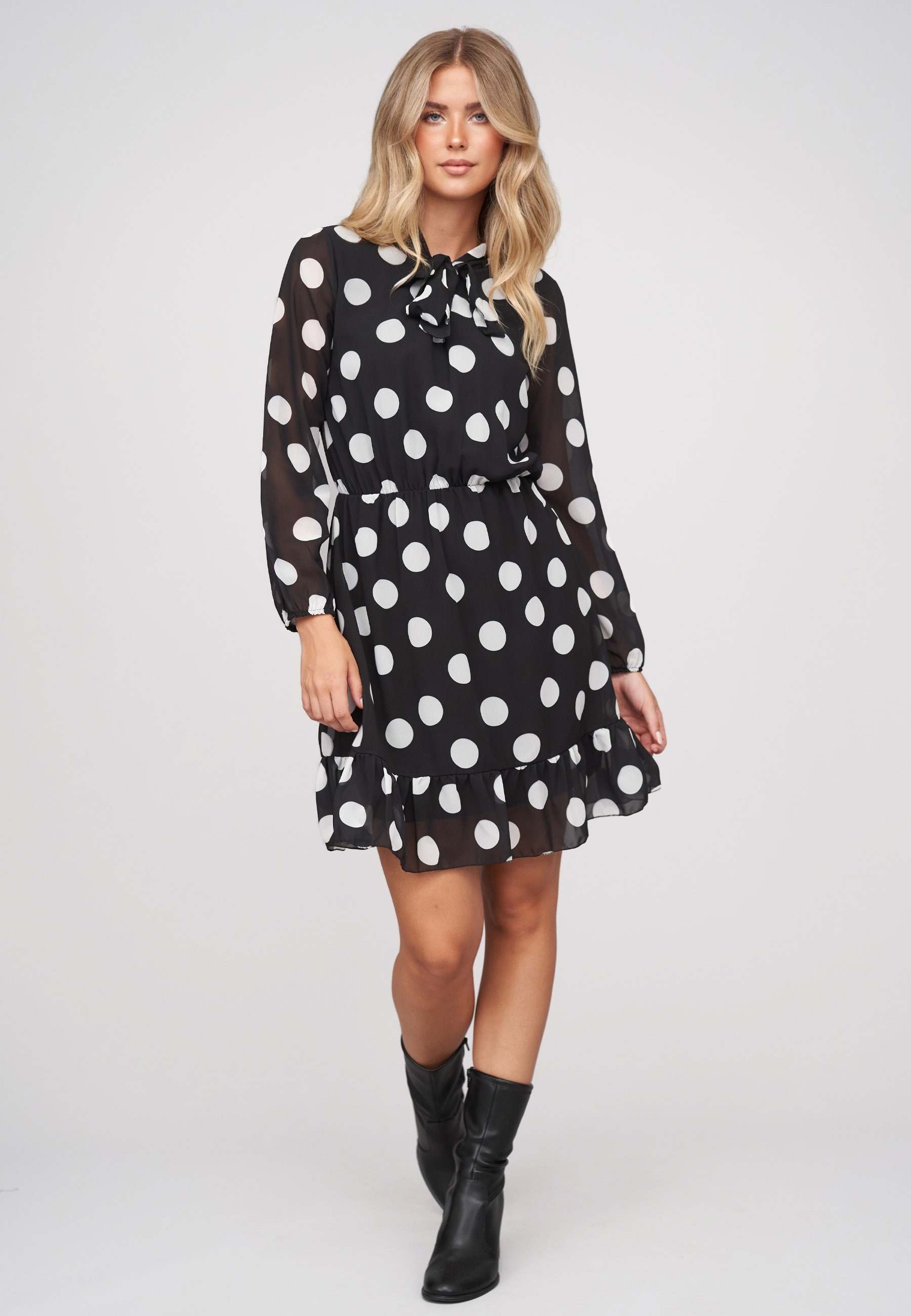 CLOUD 5IVE A-Linien-Kleid »CLOUD 5IVE Longsleeve Mini Dress« 1 tlg.