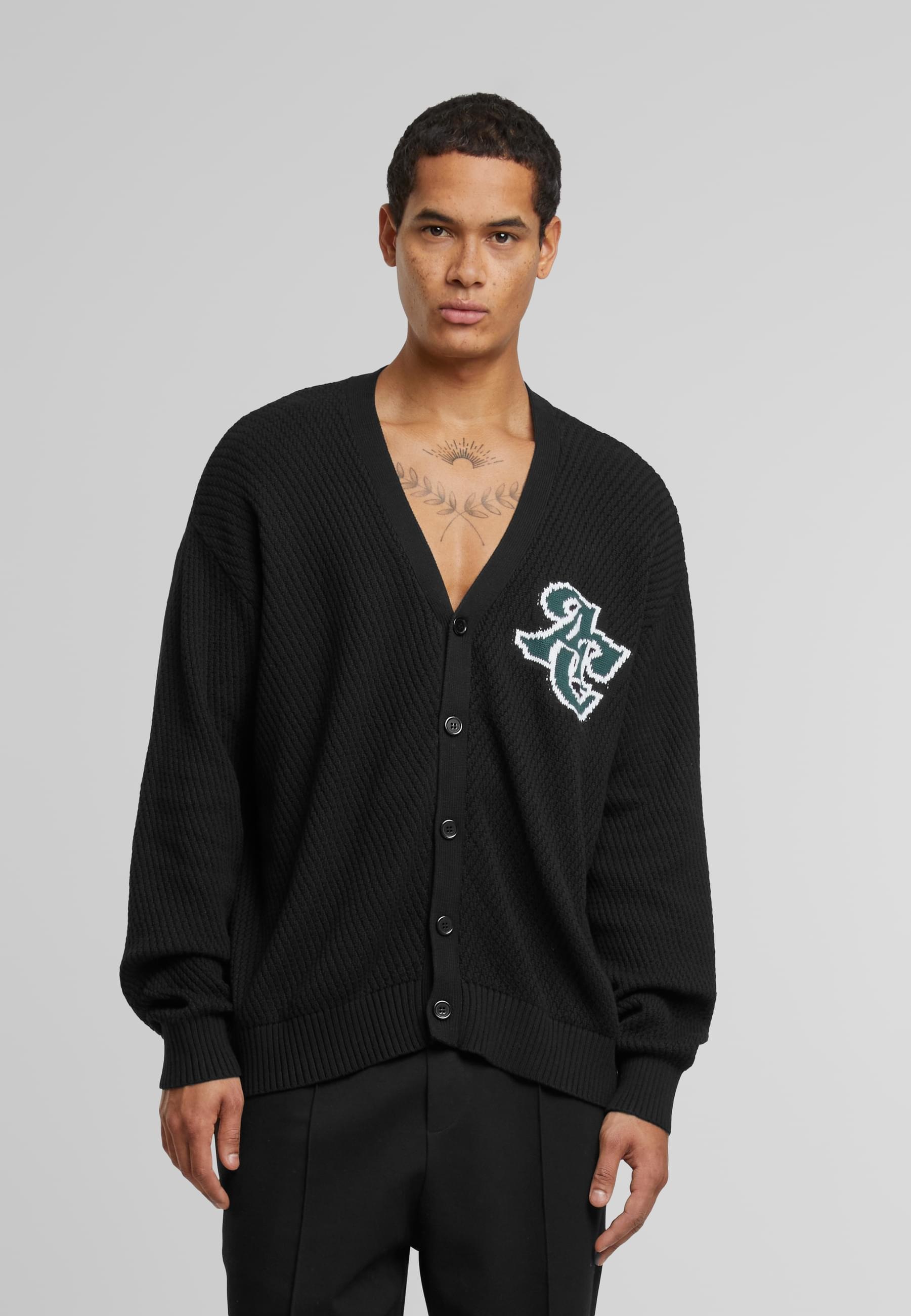 Another Cotton Lab Strickjacke »Another Cotton Lab AC Lettering Cardigan«