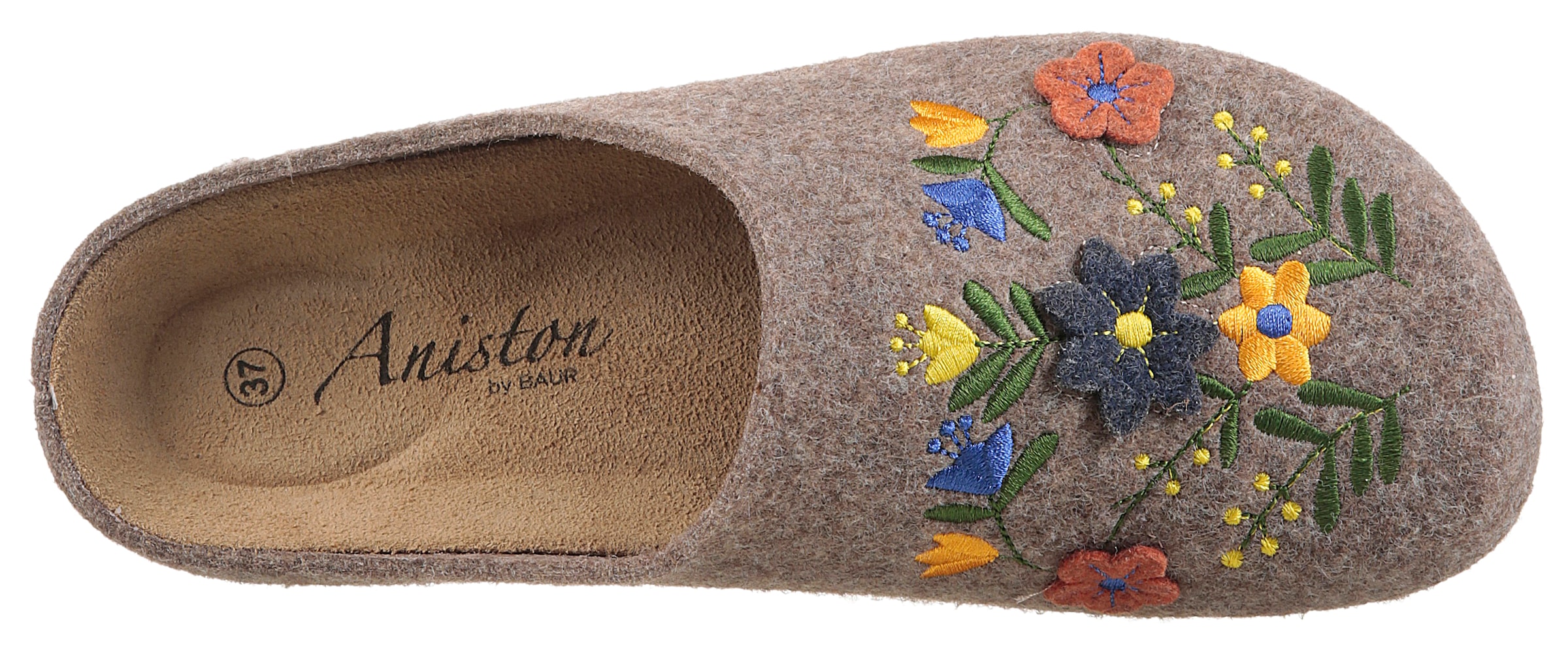 Aniston SHOES Clog, Clog, Hausschuh, Homeslipper - NEUE KOLLEKTION, in Weite G (= weit)