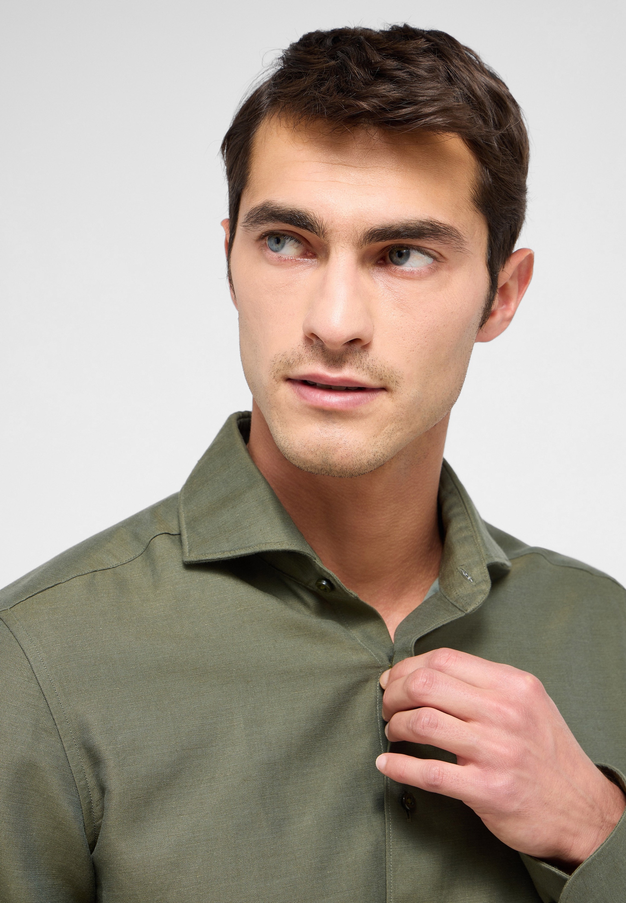 Eterna Langarmhemd »SLIM FIT«, EASY IRON (bügelleicht)