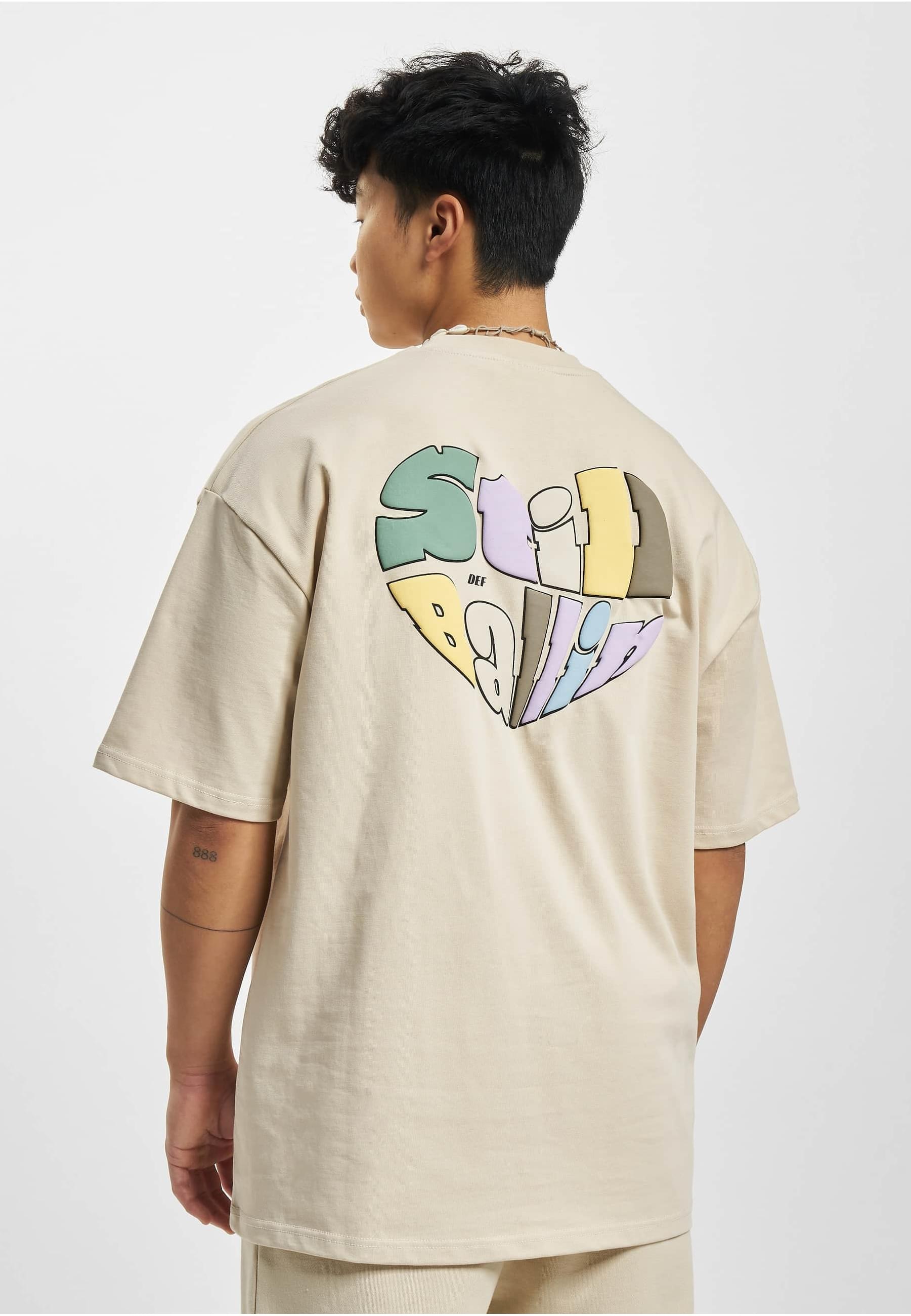 DEF T-Shirt »DEF Herren DEF Tshirt Heart«, (1 tlg.)