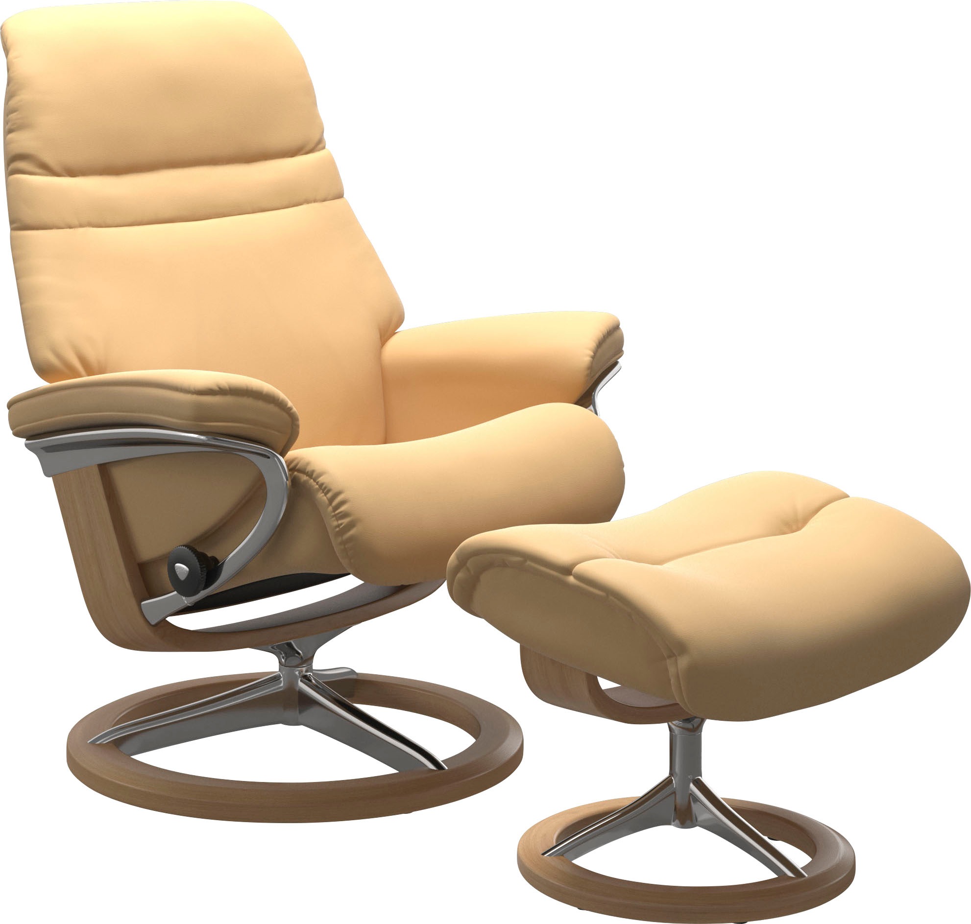 Stressless Relaxsessel "Sunrise" mit Signature Base, Größe M, Gestell Eiche günstig online kaufen