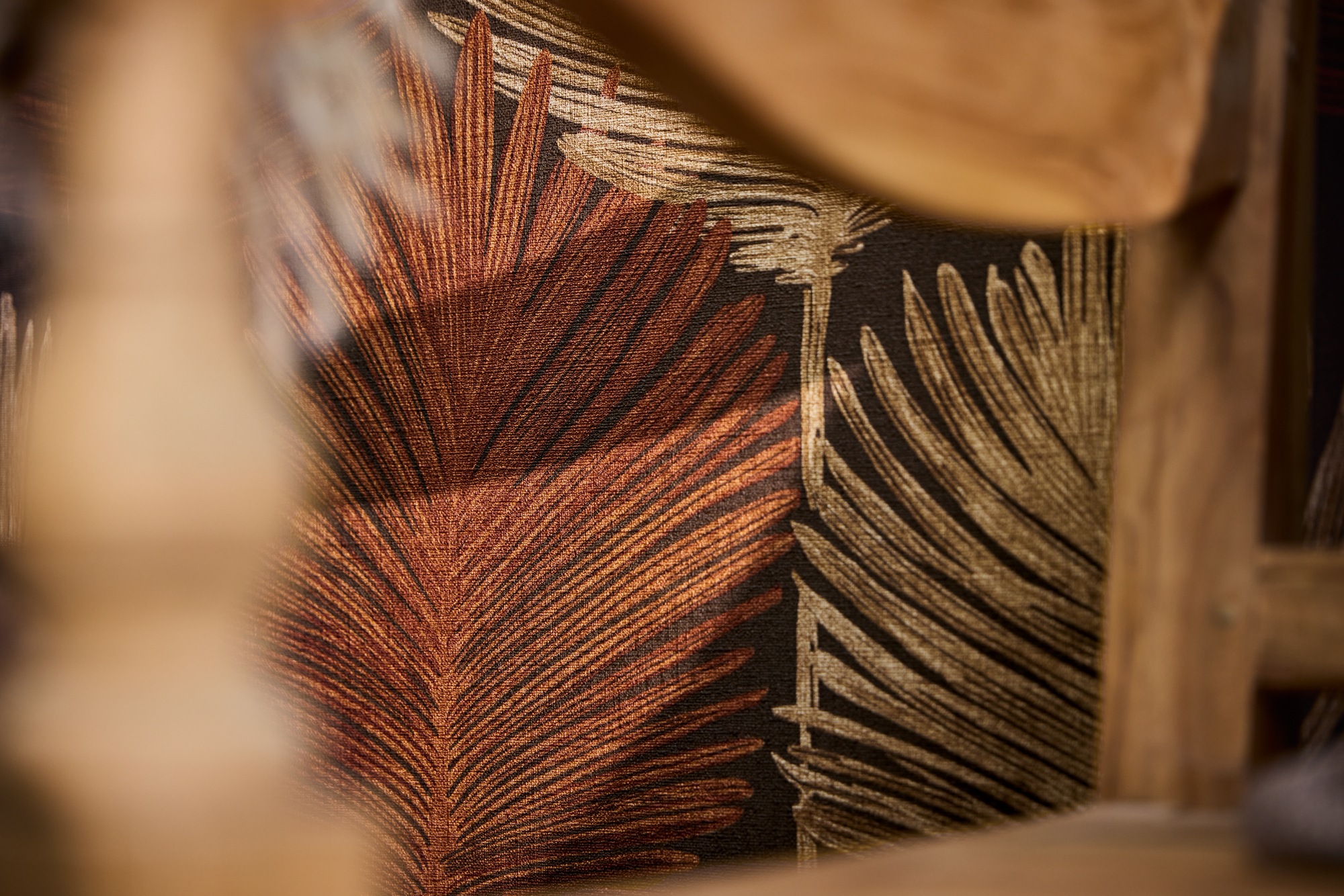 living walls Vliestapete »Dschungel-Tapete Türkis bunt strukturiert tropisch« botanisch strukturiert