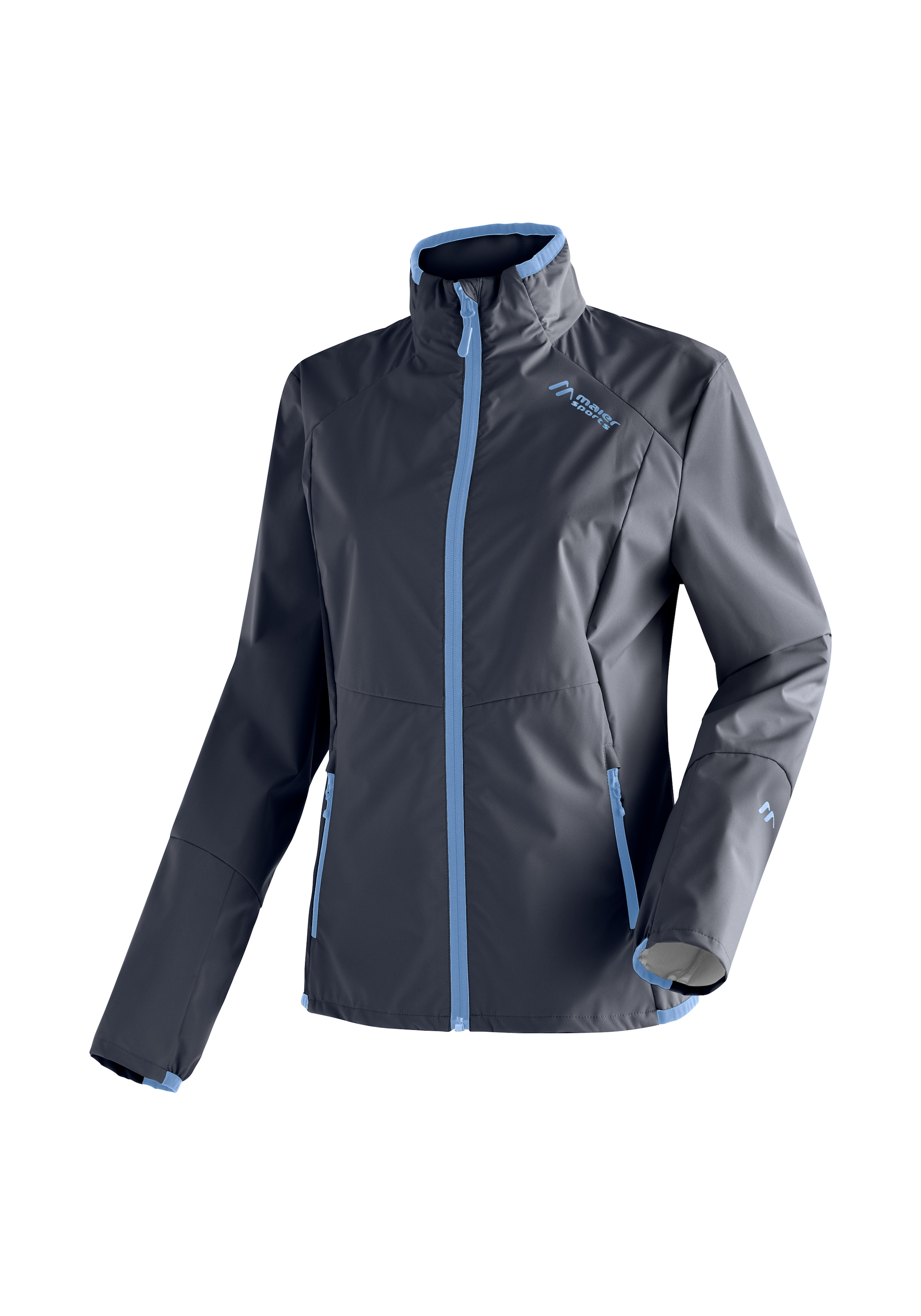 Maier Sports Softshelljacke "Brims W", atmungsaktive Damen Outdoorjacke, wasserabweisende Wanderjacke