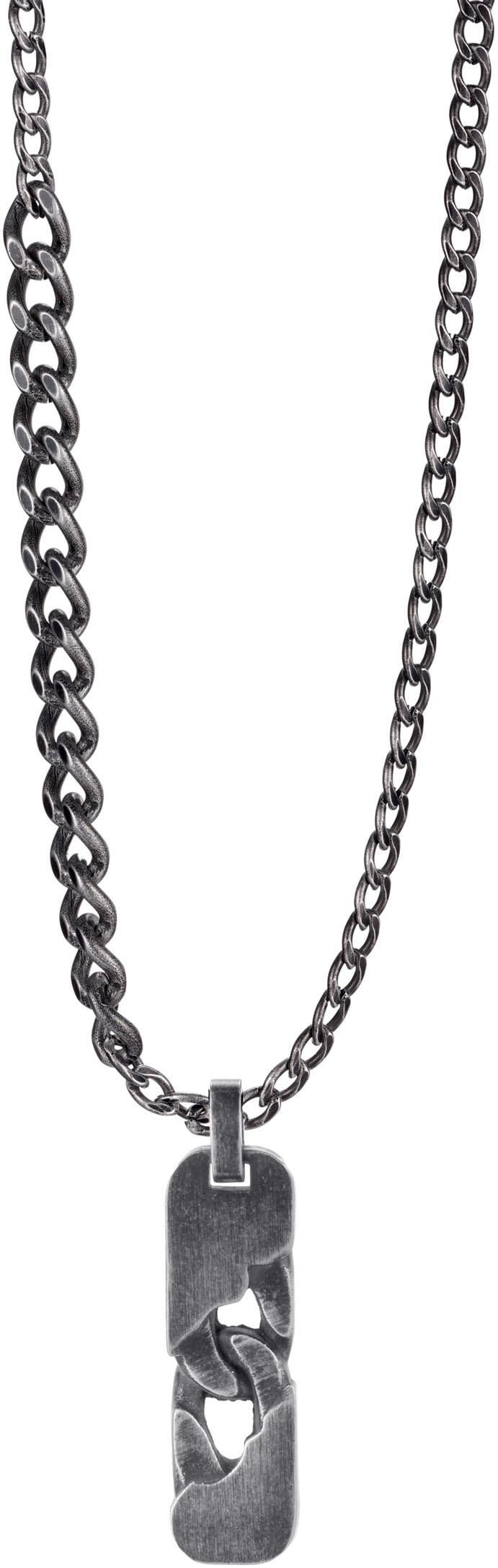 Firetti Kette mit Anhänger »Schmuck Geschenk Edelstahl Halsschmuck Halskette Panzerkette Vintage«