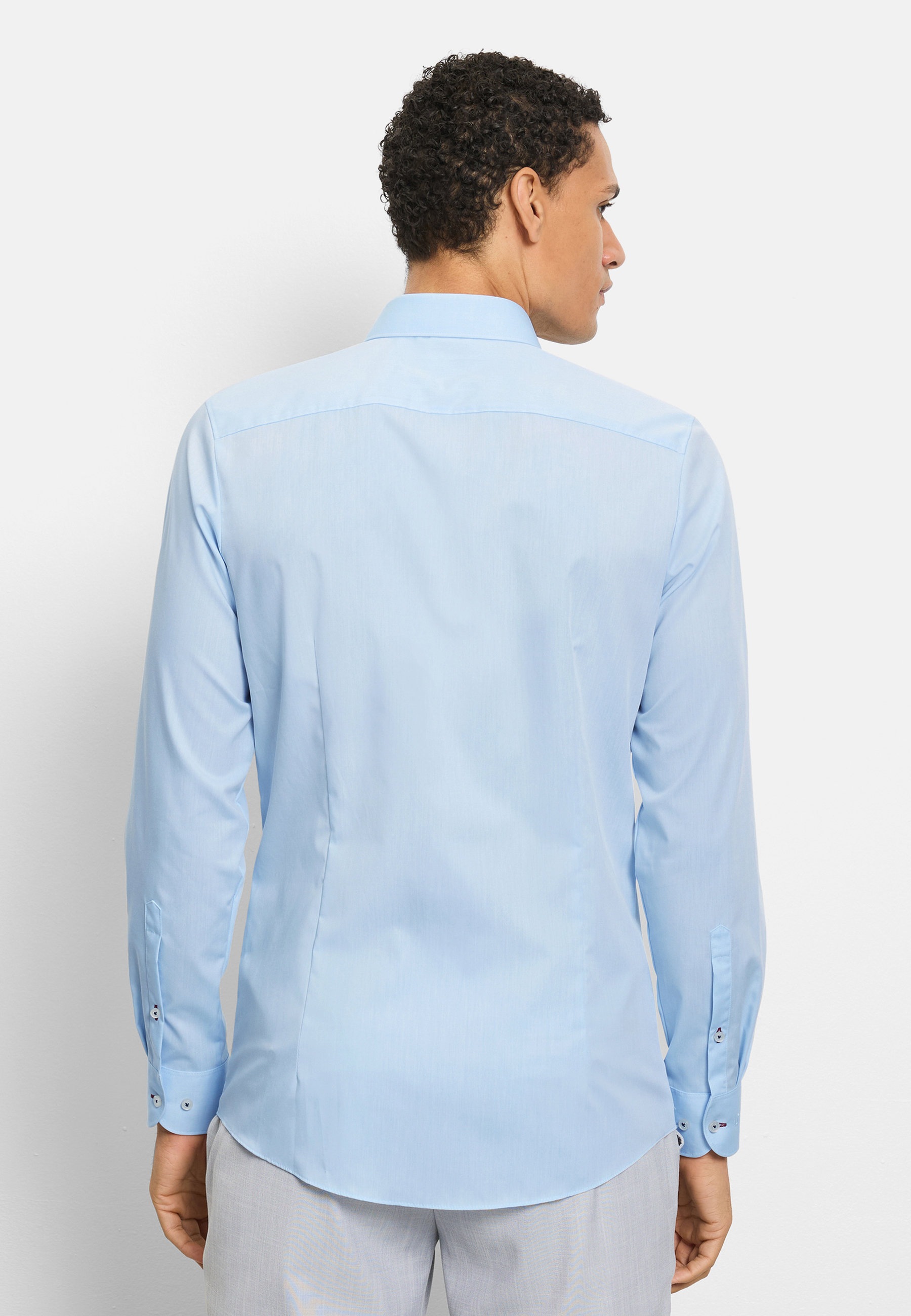 OLYMP Level Five Body Fit Shirt Light Blue 39 5