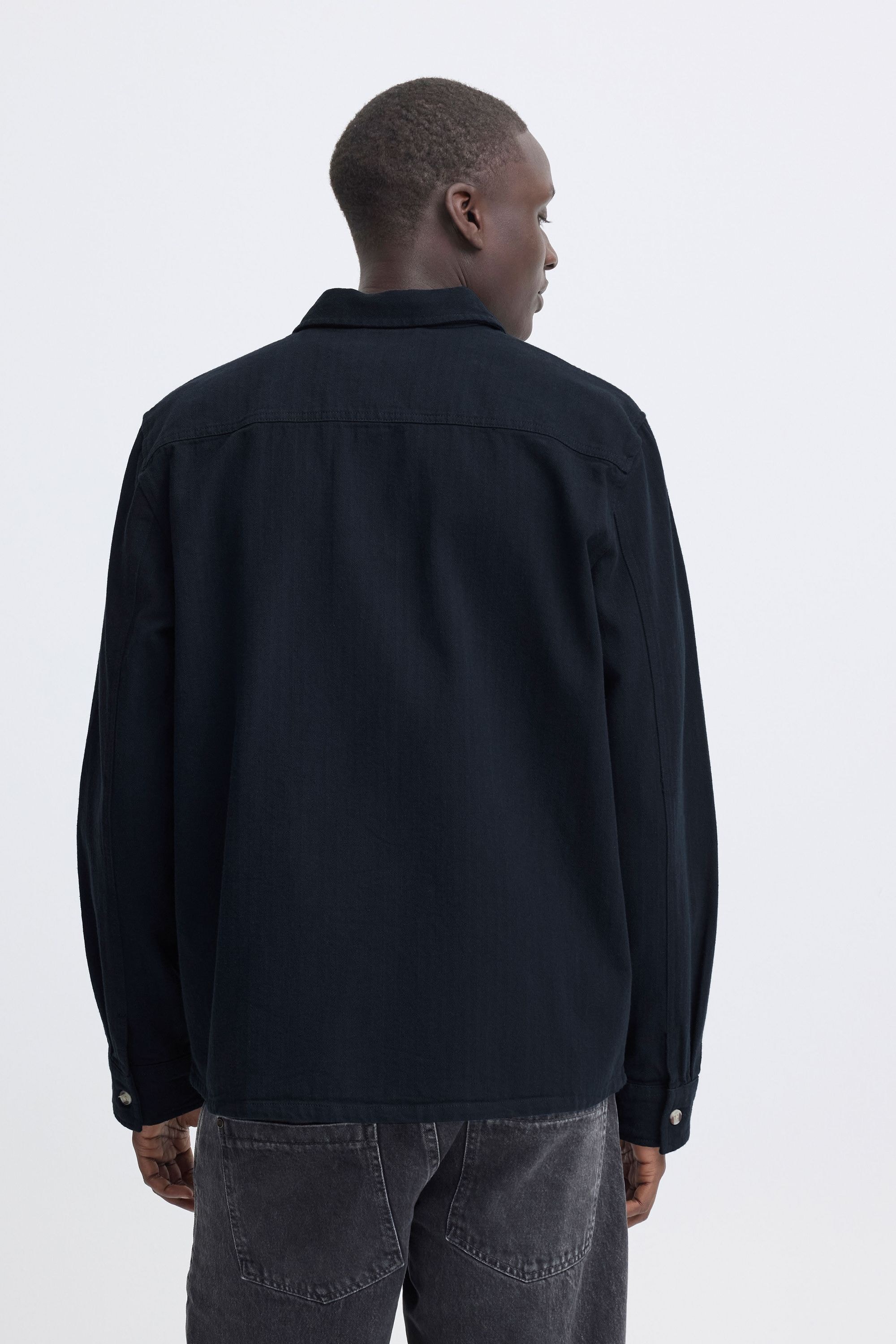 Blend Hemdjacke »BHDenny« ohne Kapuze Basic Overshirt mit Brusttaschen