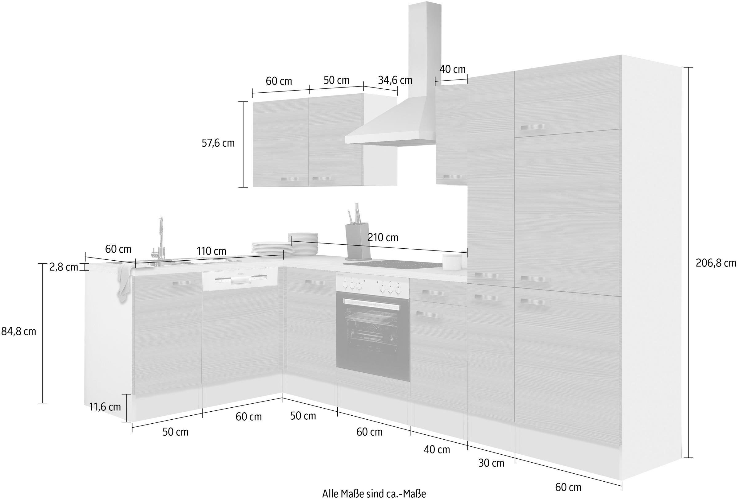 OPTIFIT Winkelküche 